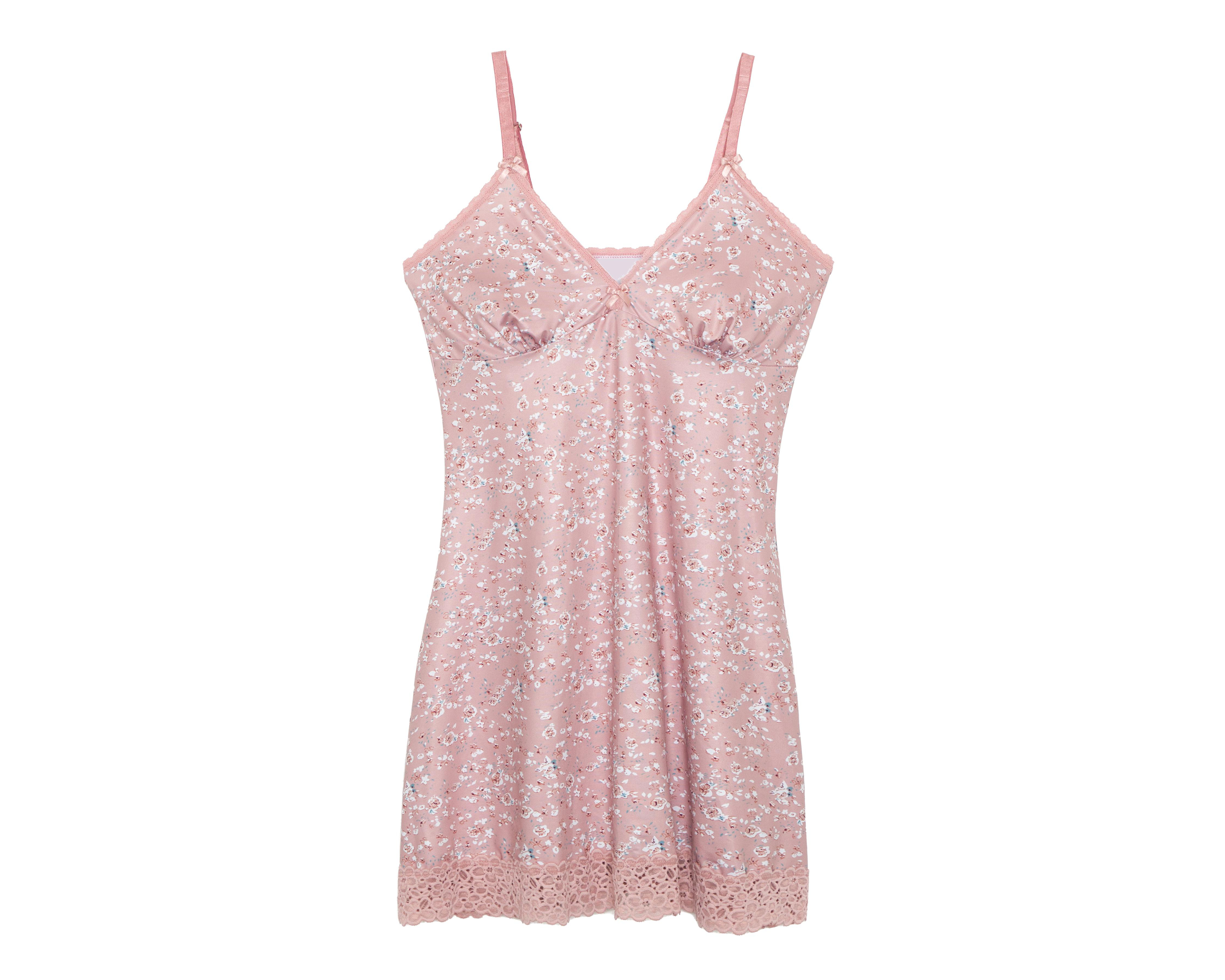 Foto 2 pulgar | Camisón Frescura con Encaje para Mujer