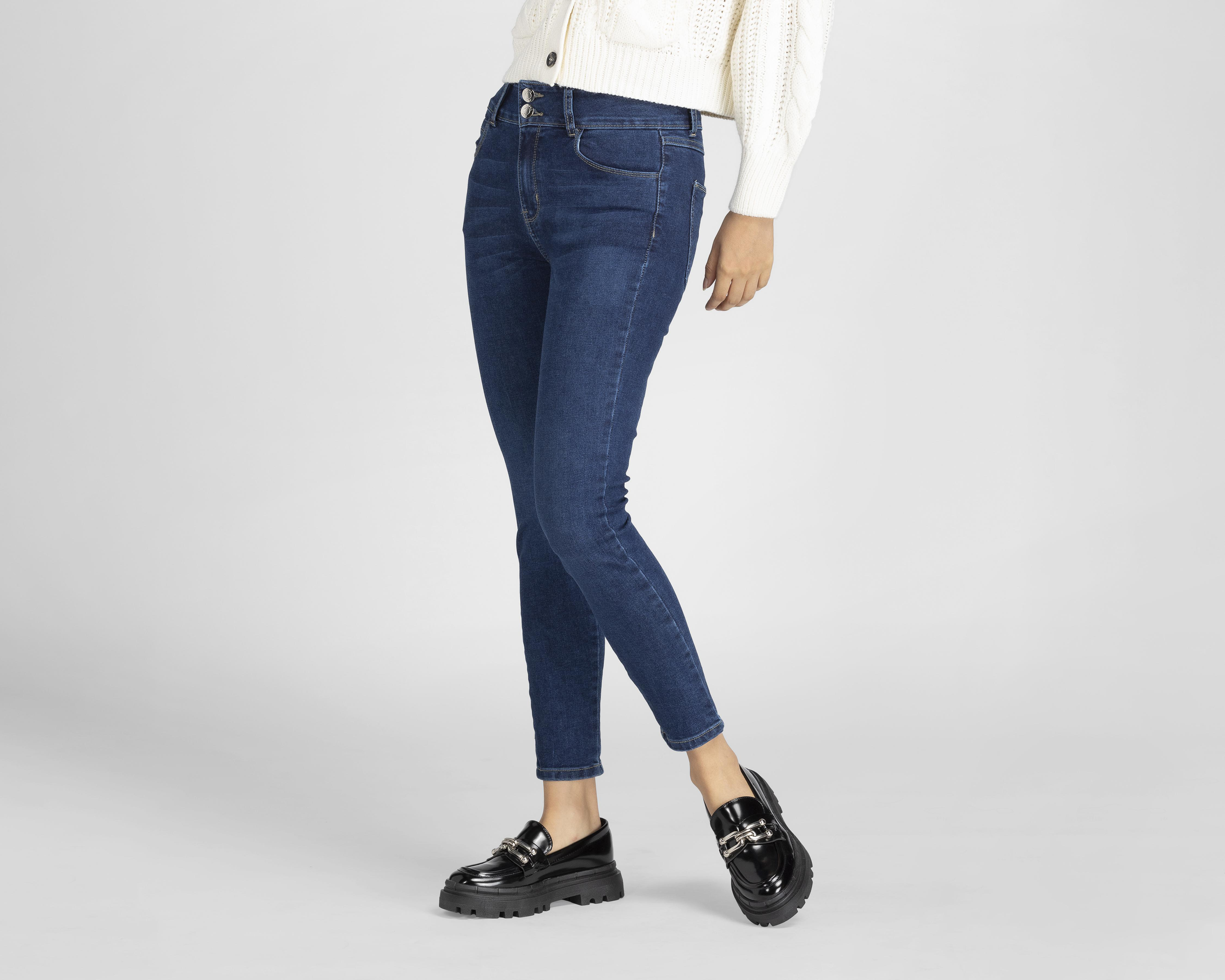 Jeans Refill Skinny con Deslavados