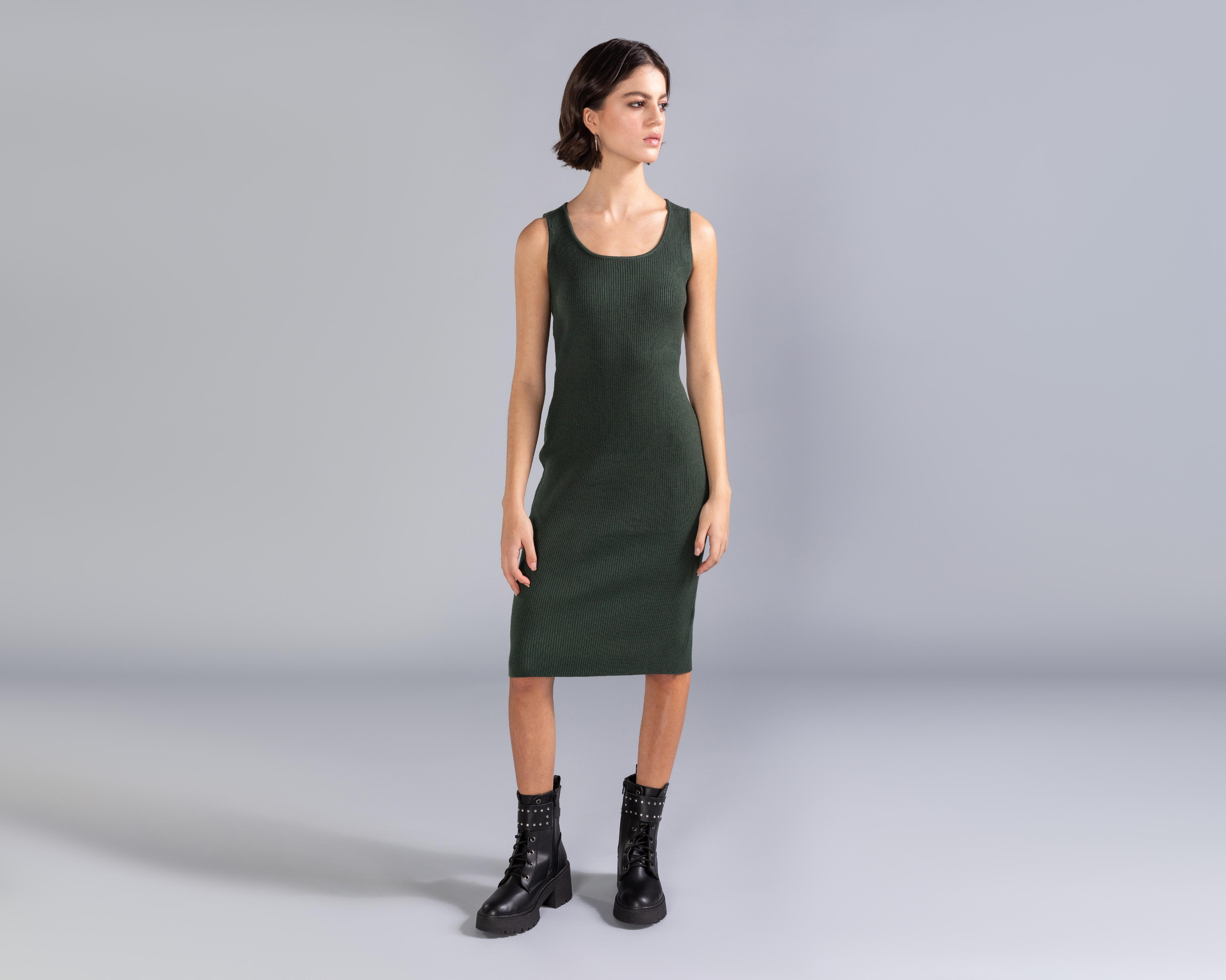 Foto 2 | Vestido Casual Strona Cuello Redondo sin Mangas Juvenil