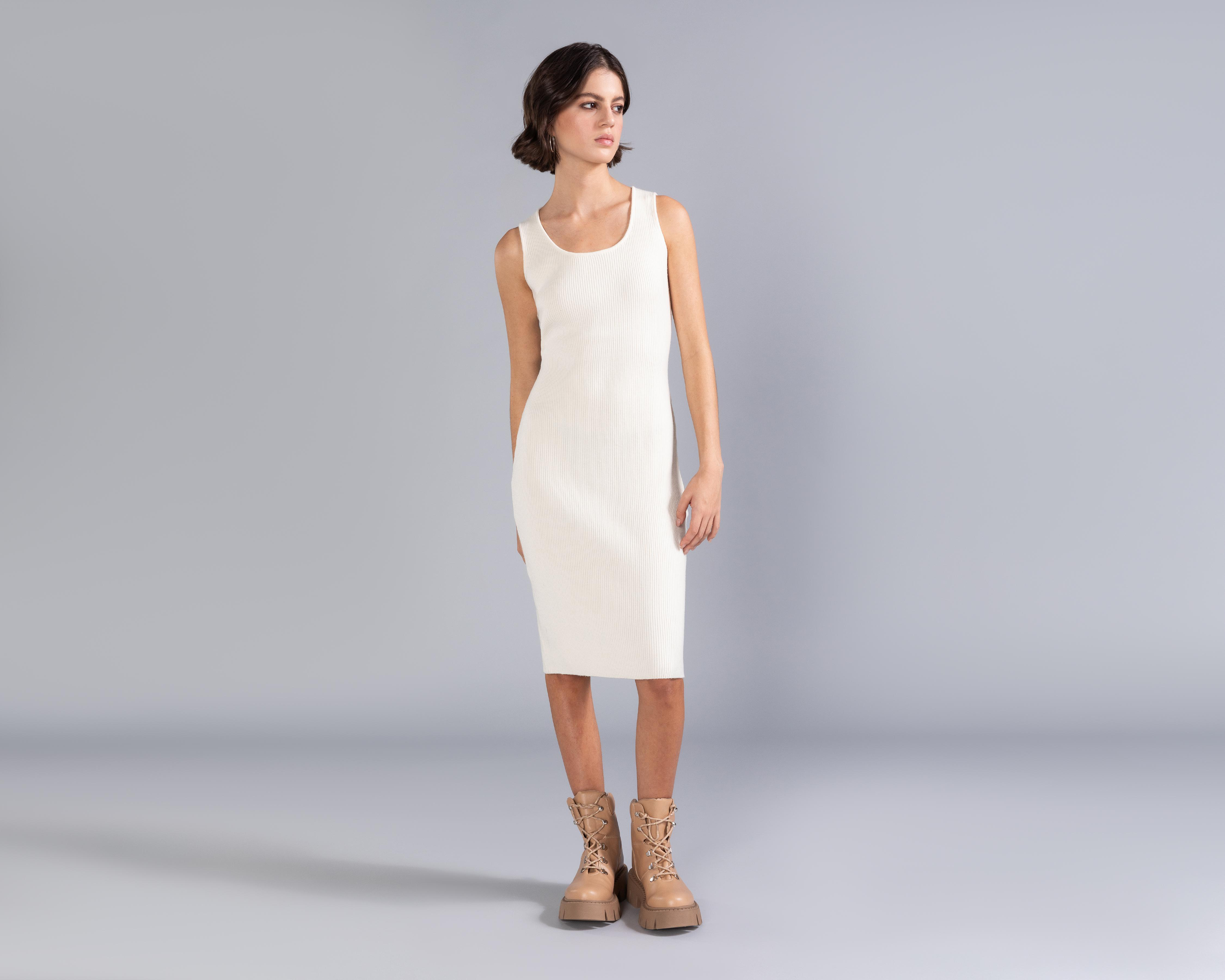 Foto 2 | Vestido Casual Strona Cuello Redondo sin Mangas Juvenil