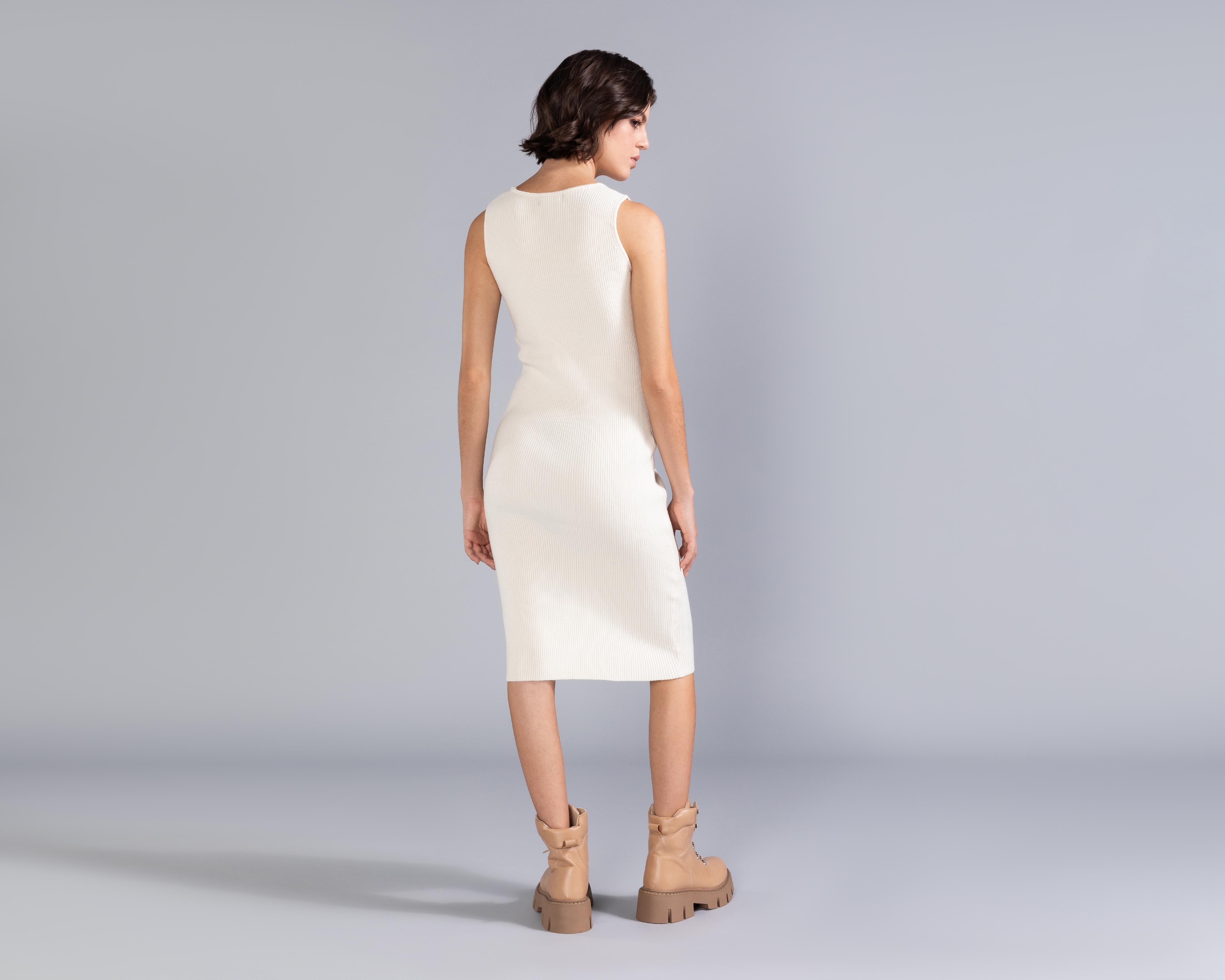 Foto 4 pulgar | Vestido Casual Strona Cuello Redondo sin Mangas Juvenil