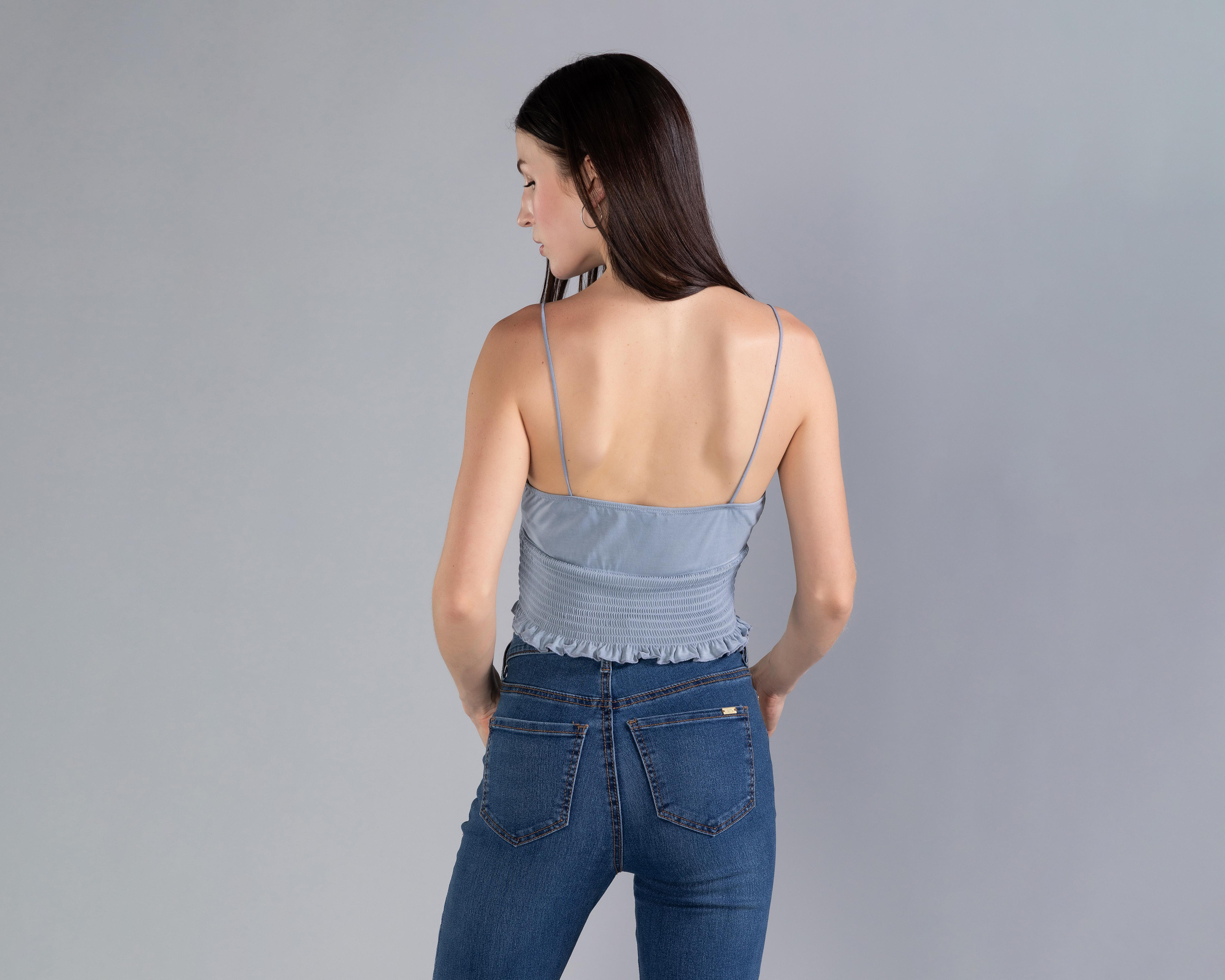 Foto 4 pulgar | Playera Strona sin Mangas para Mujer