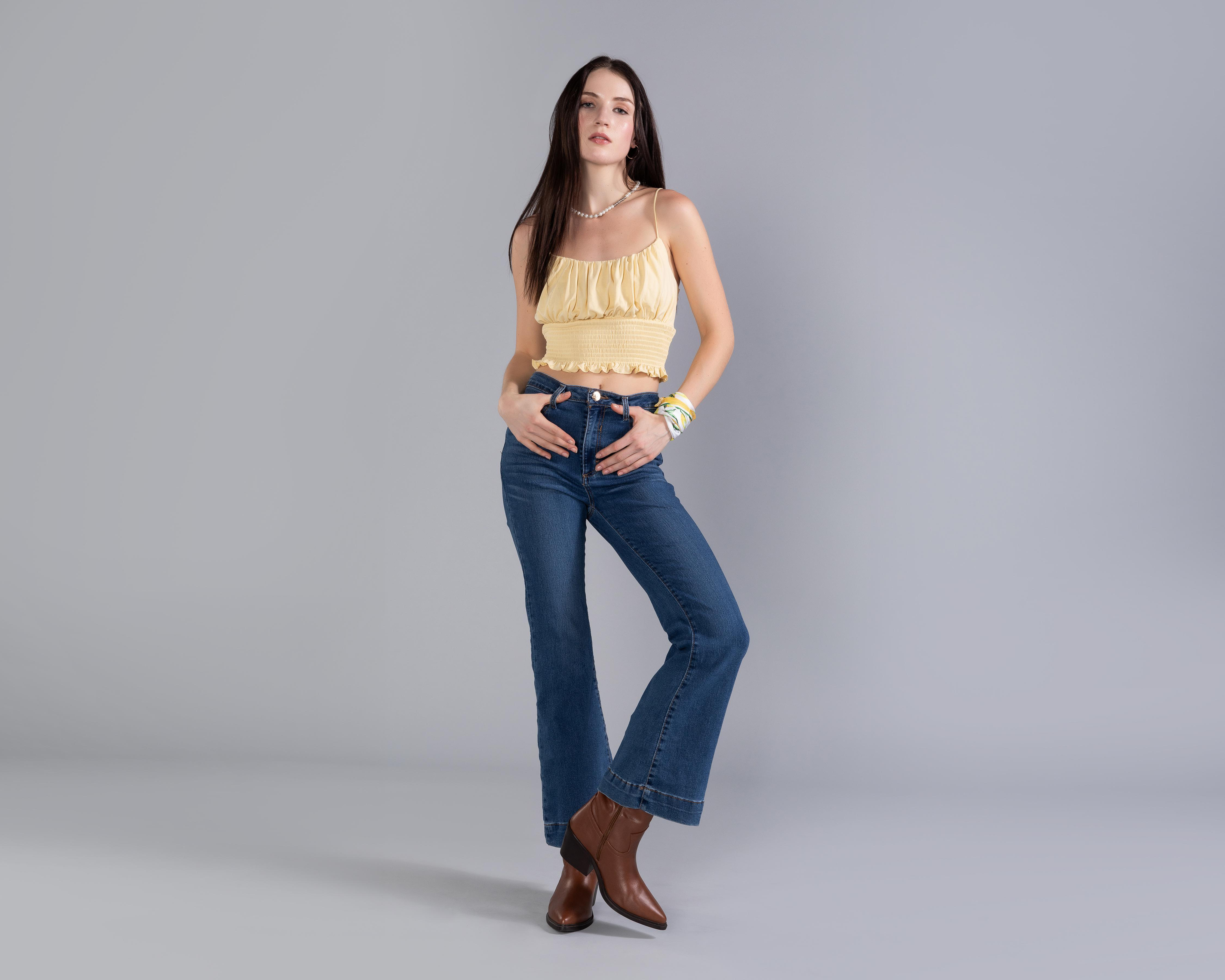 Foto 1 | Playera Strona sin Mangas para Mujer