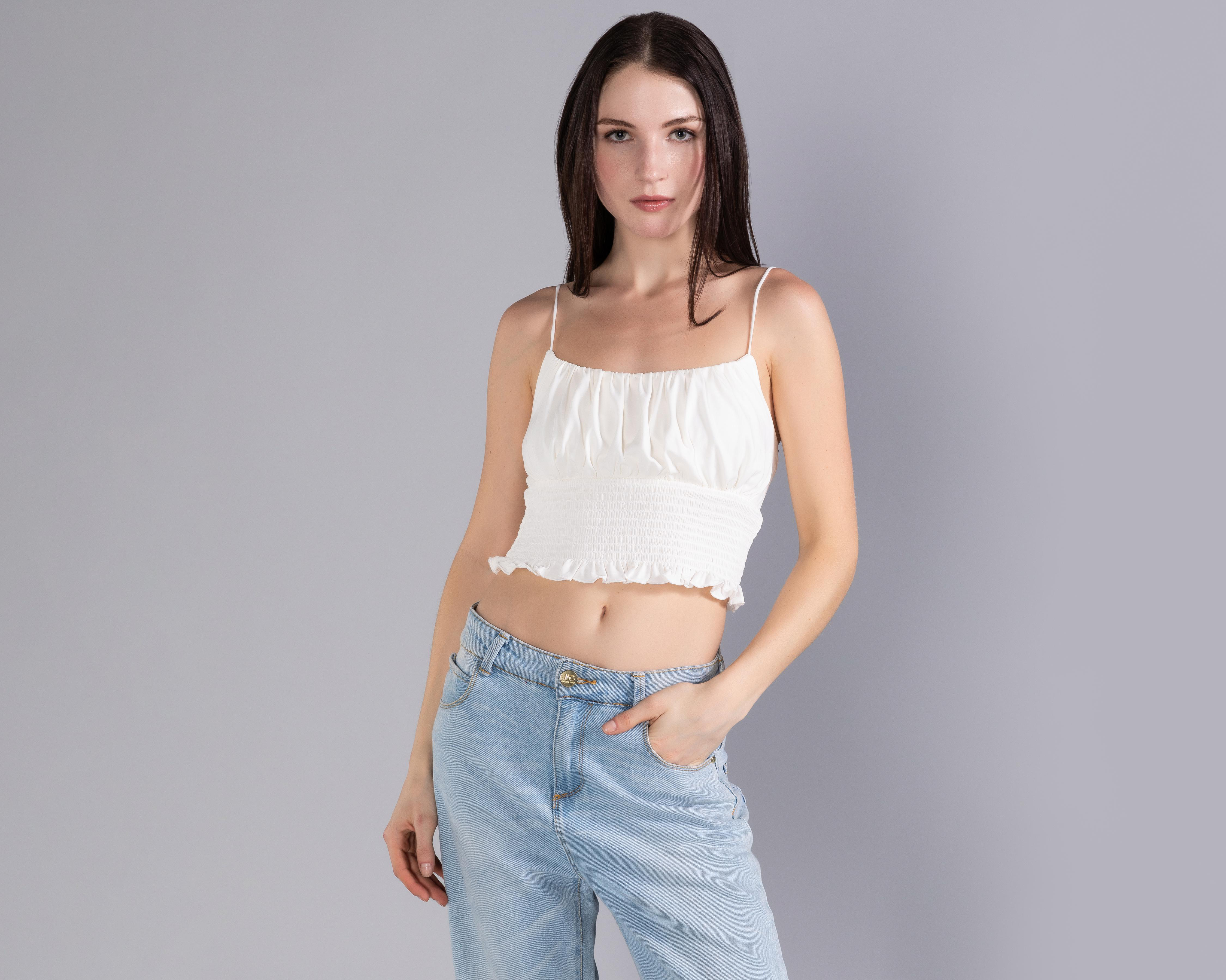 Foto 2 | Playera Strona sin Mangas para Mujer