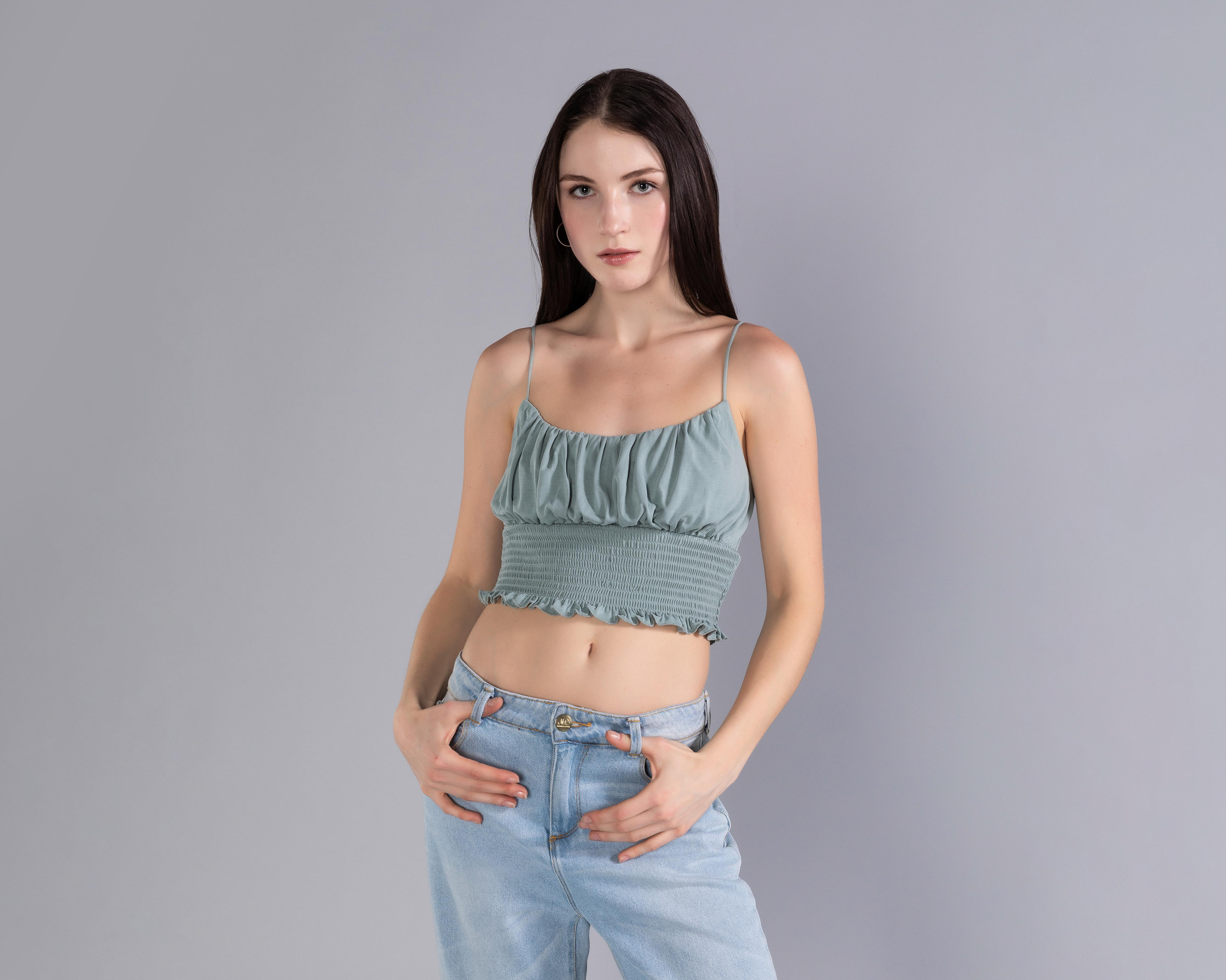 Foto 3 pulgar | Playera Strona sin Mangas para Mujer