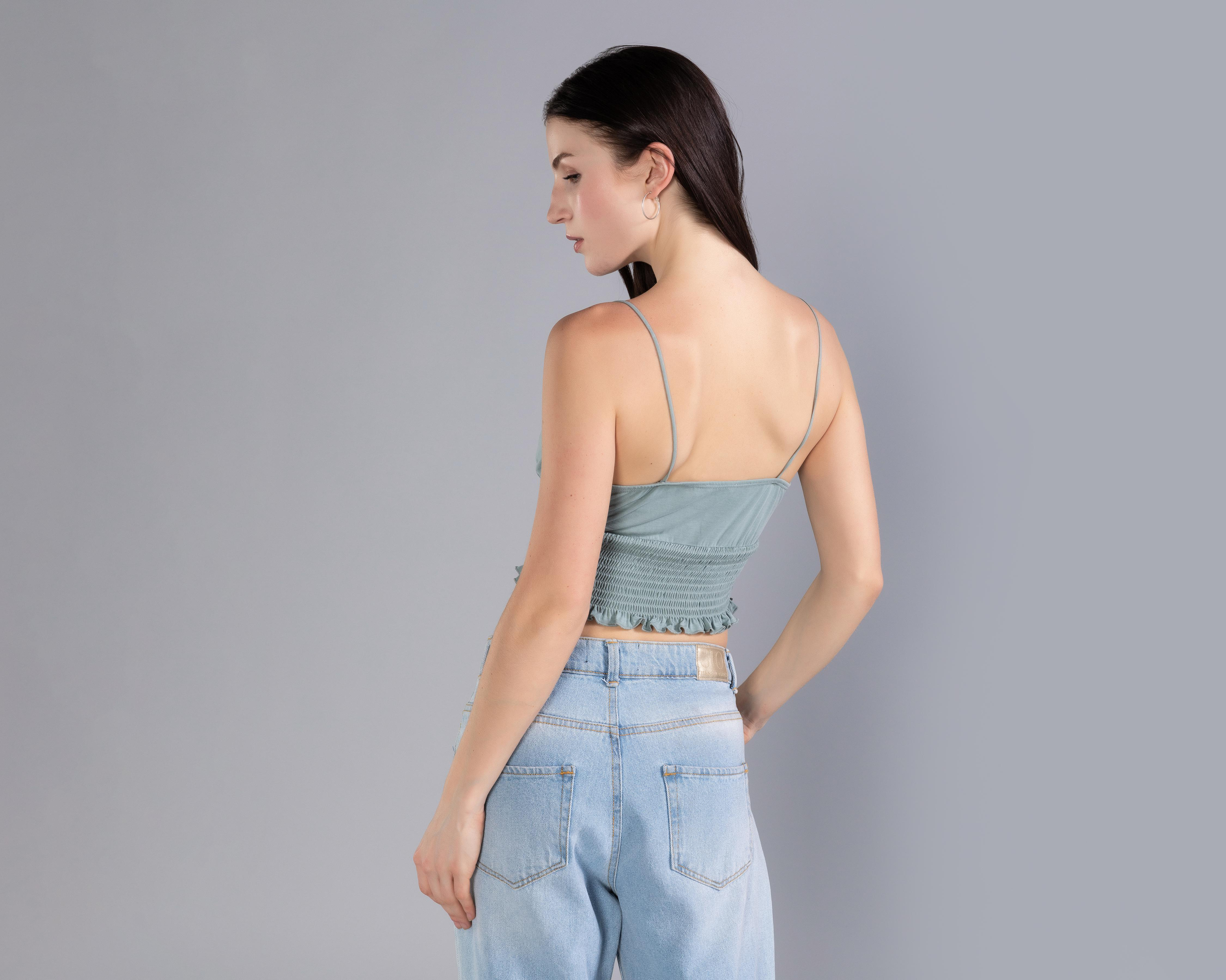 Foto 4 pulgar | Playera Strona sin Mangas para Mujer