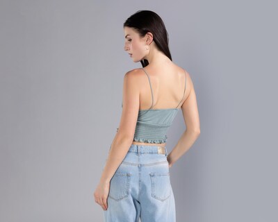 Foto 3 | Playera Strona sin Mangas para Mujer