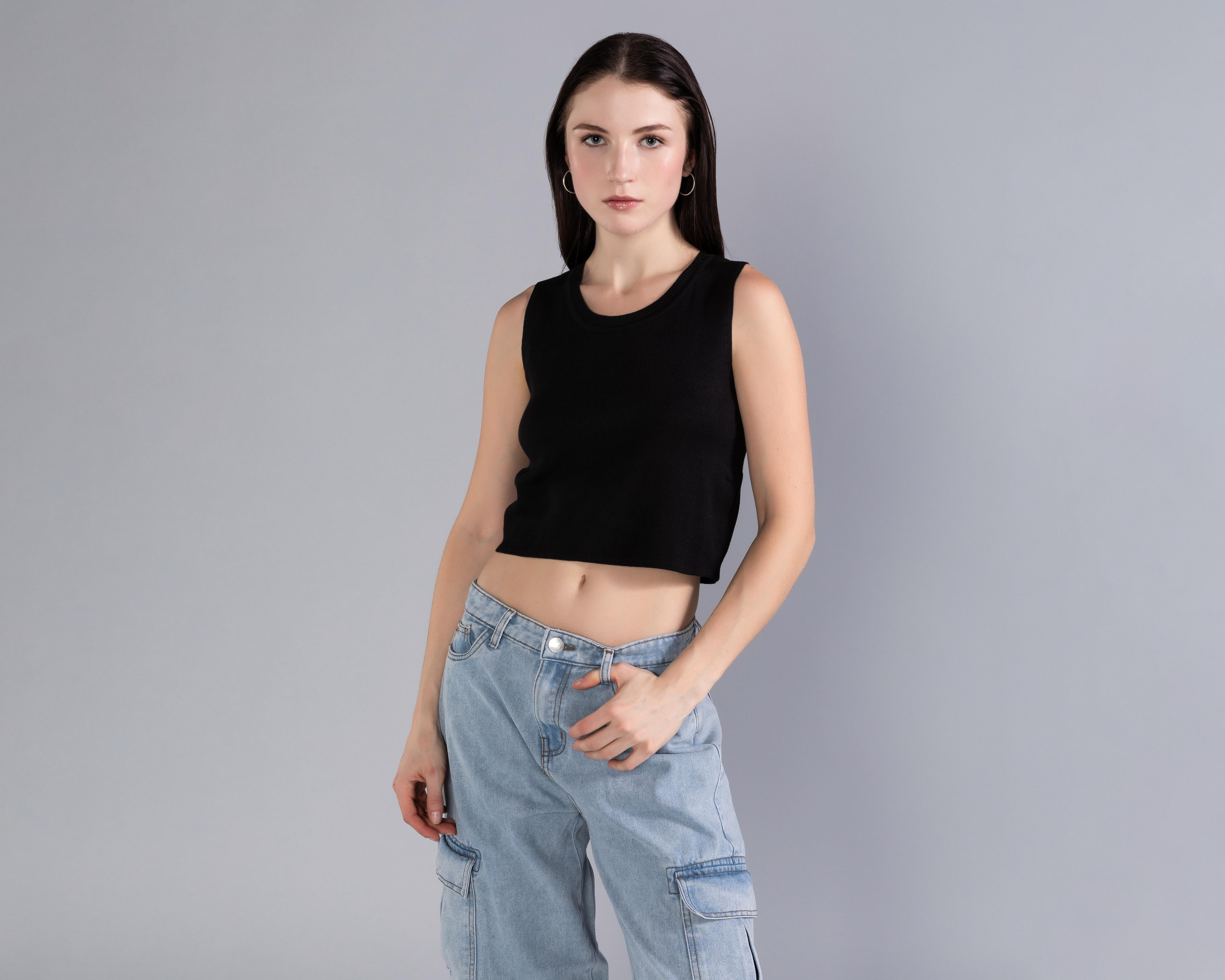 Foto 3 pulgar | Playera Strona sin Mangas para Mujer