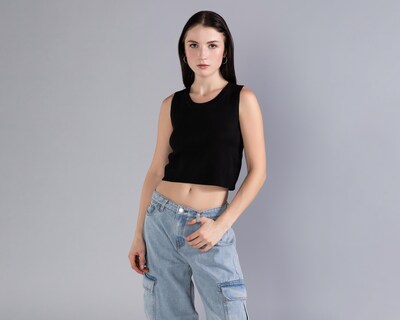 Foto 2 | Playera Strona sin Mangas para Mujer