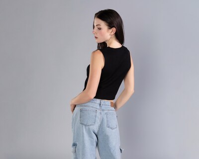 Foto 3 | Playera Strona sin Mangas para Mujer