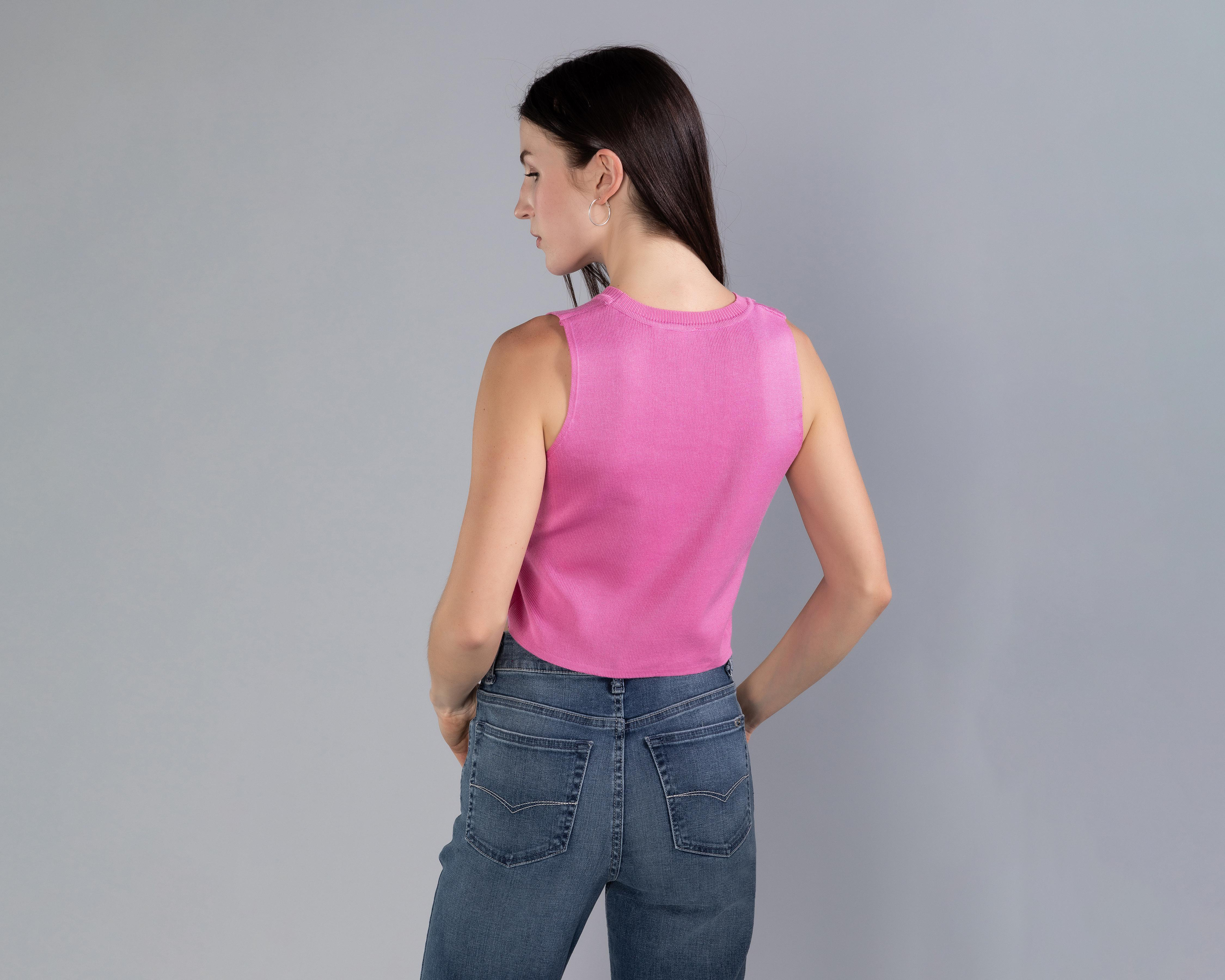 Foto 4 pulgar | Playera Strona sin Mangas para Mujer