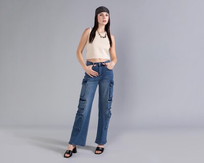 Foto 1 | Playera Strona sin Mangas para Mujer