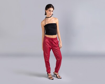 Foto 1 | Pantalón Strona Rojo para Mujer