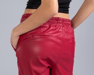 Foto 5 | Pantalón Strona Rojo para Mujer