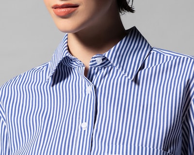 Foto 4 | Blusa Thinner a Rayas para Mujer