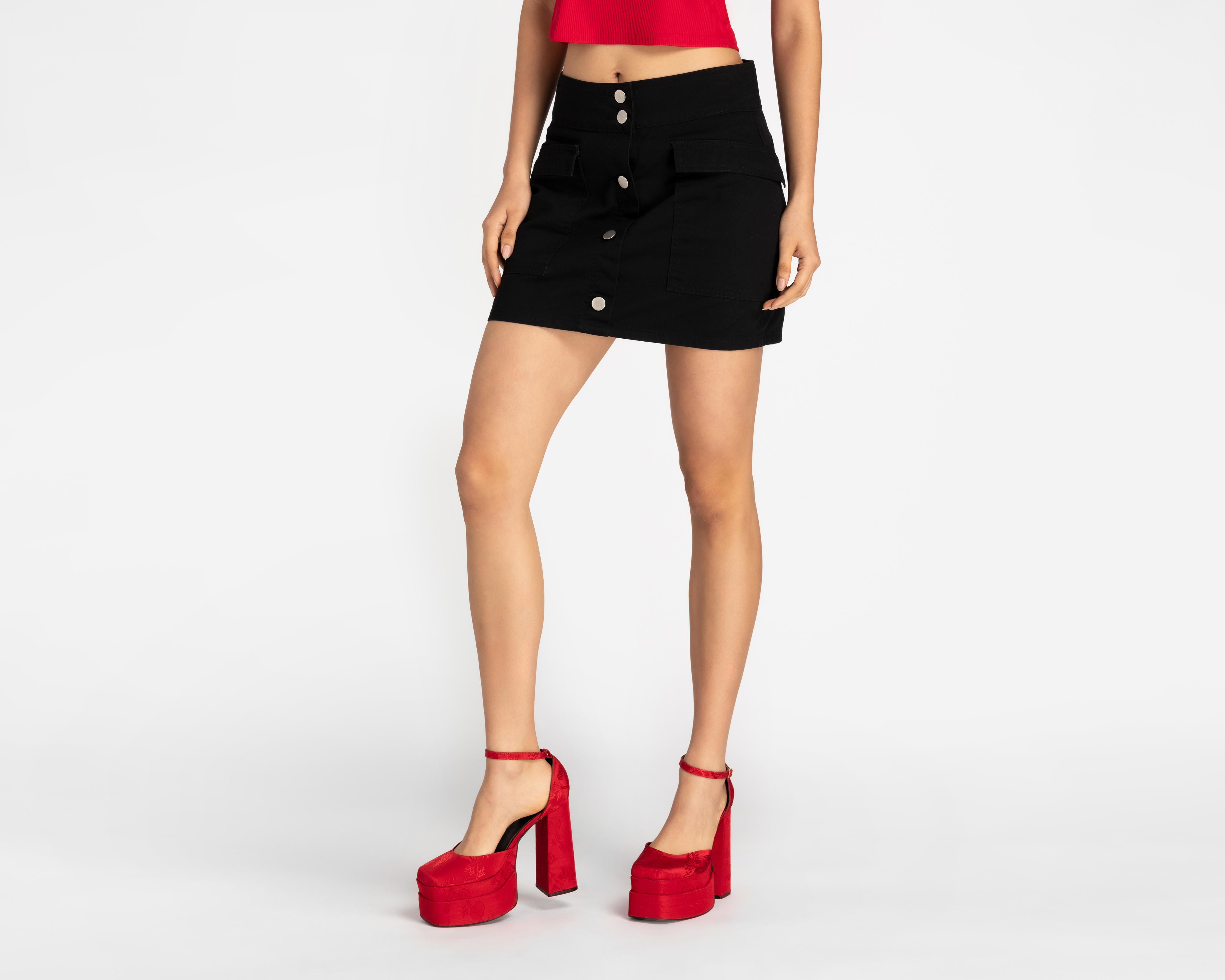 Falda Mini 18 Forever con Botones