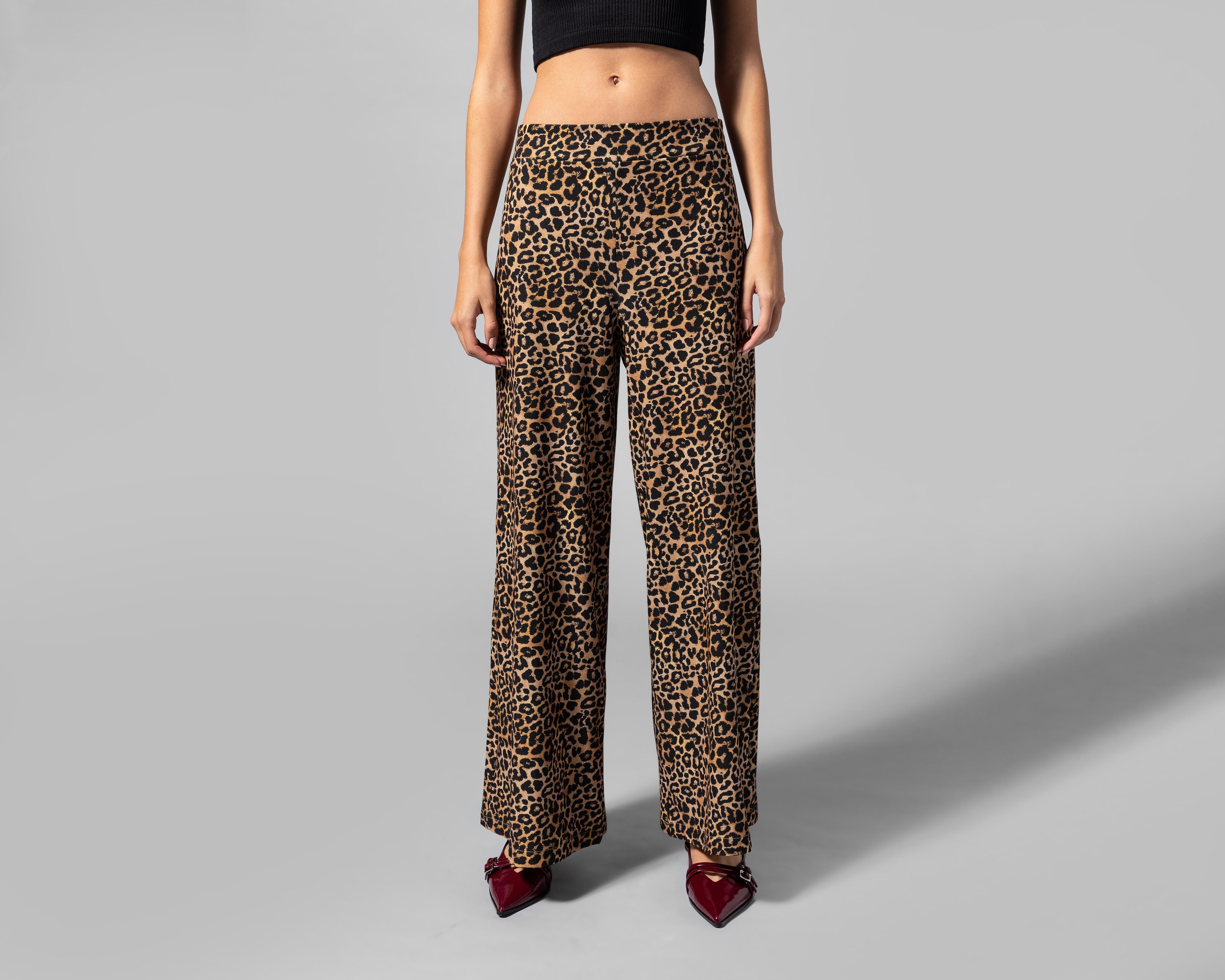Foto 2 | Pantalón Ancho Thinner Animal Print para Mujer