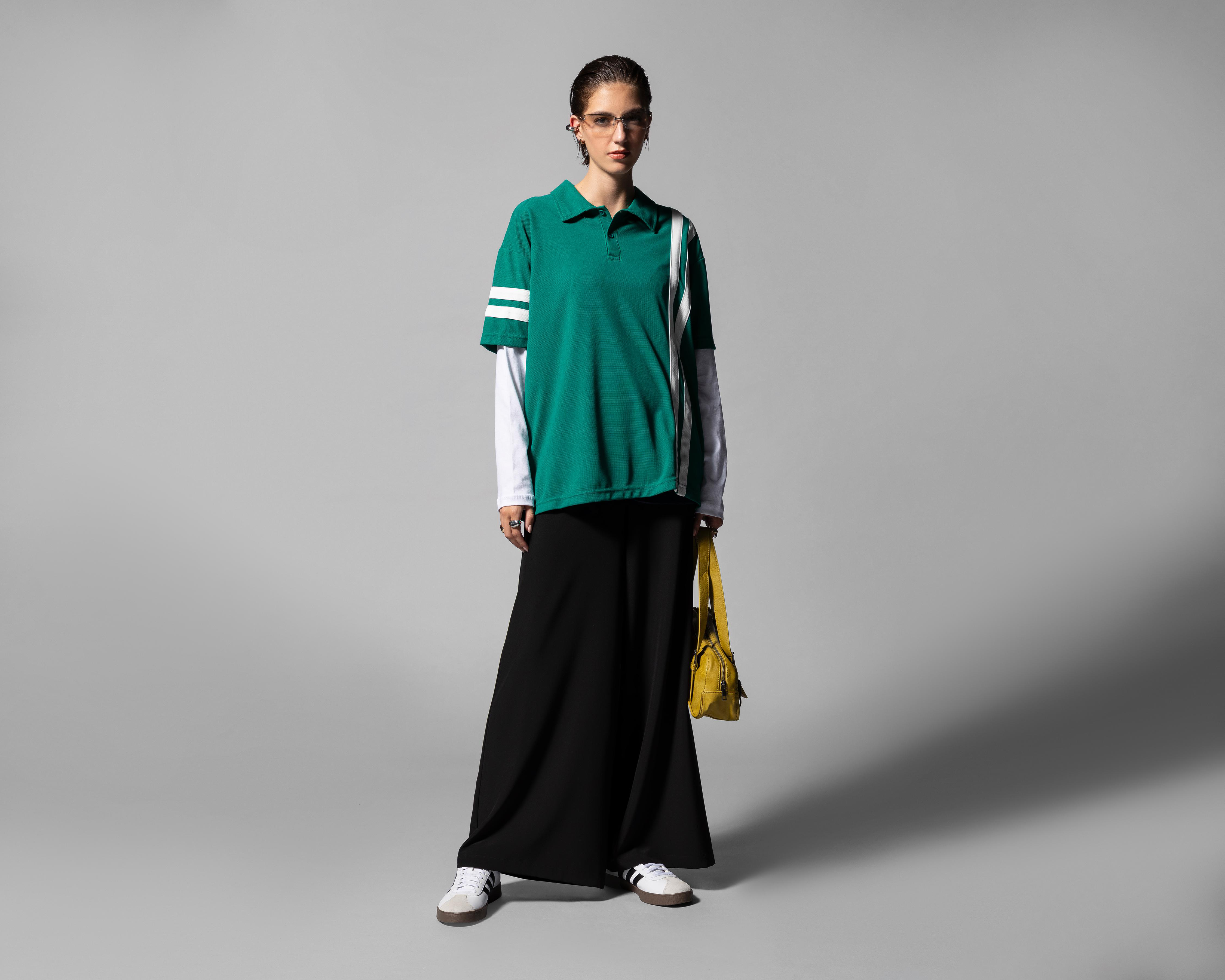 Foto 1 | Pantalón Ancho Thinner Negro para Mujer