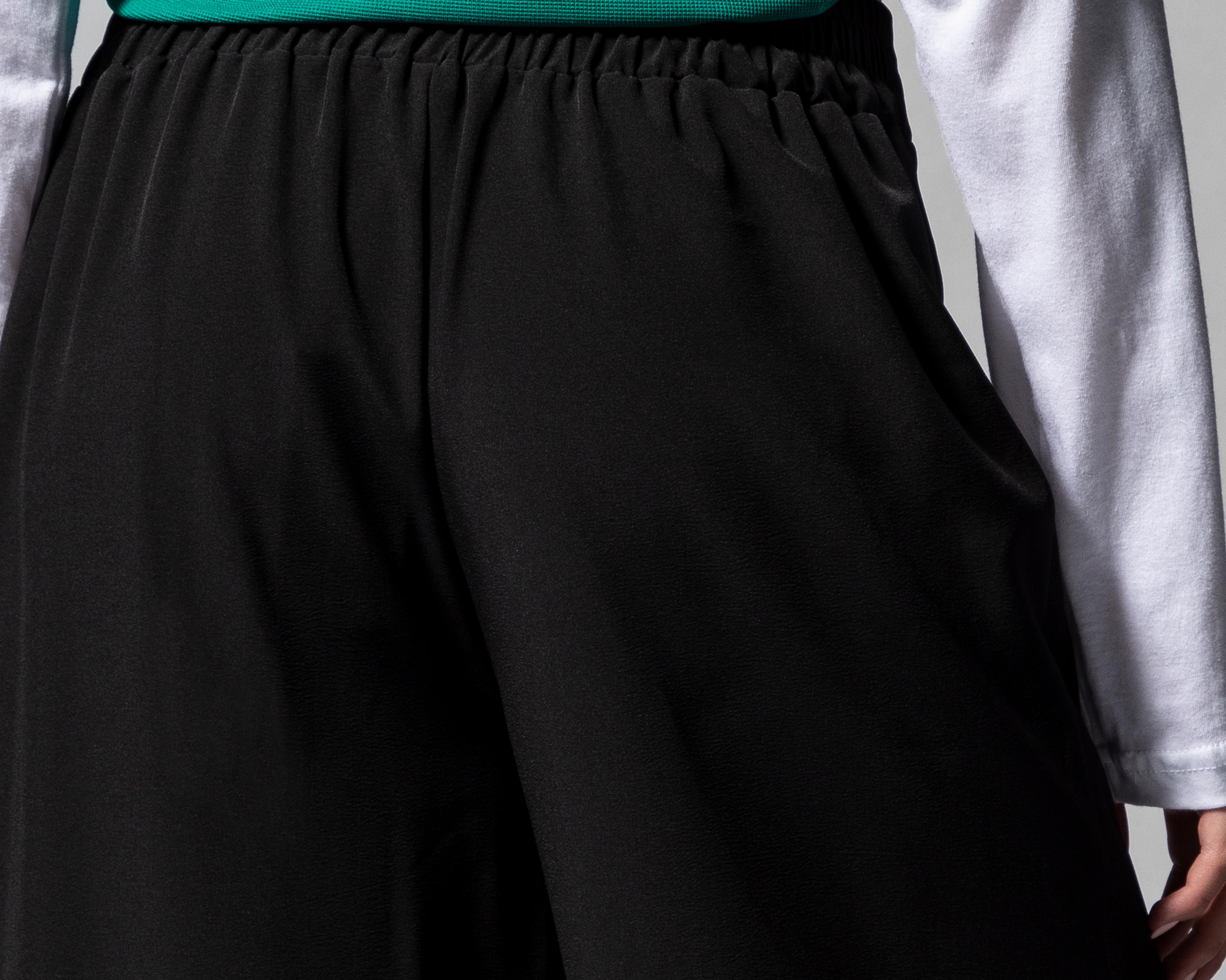 Foto 6 pulgar | Pantalón Ancho Thinner Negro para Mujer