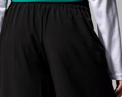 Foto 5 | Pantalón Ancho Thinner Negro para Mujer