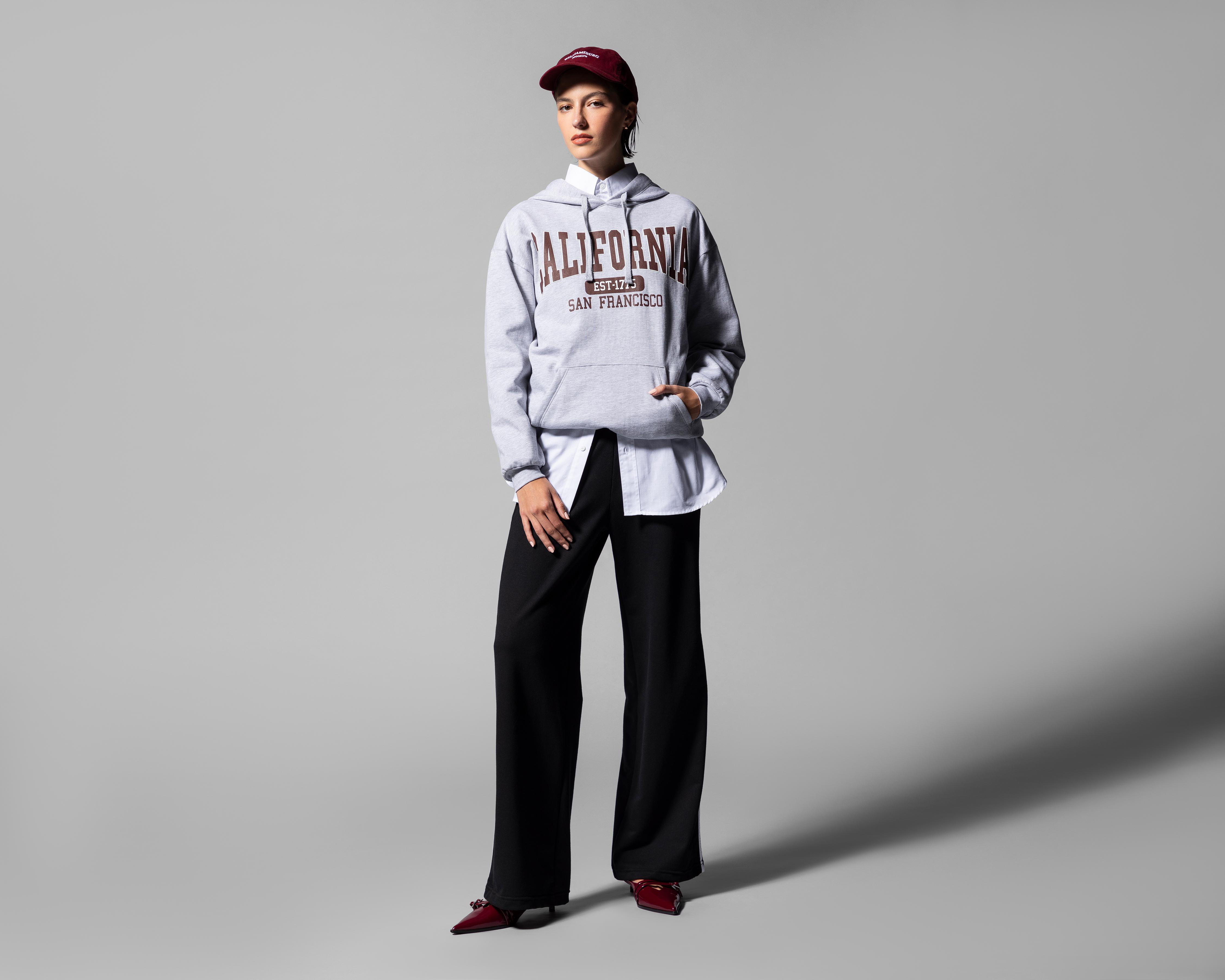 Foto 1 | Sudadera con Capucha Thinner para Mujer