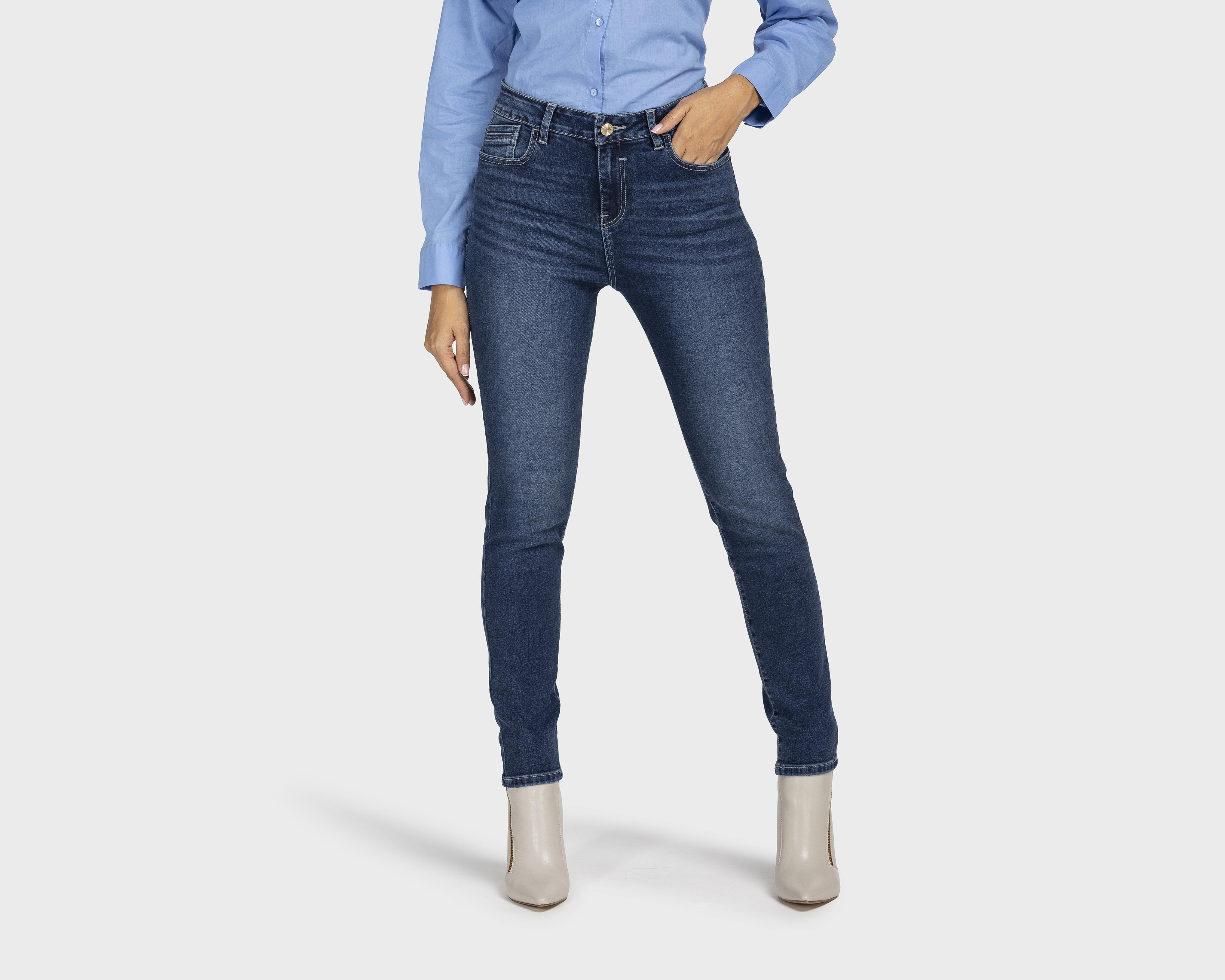 Jeans Skinny Silver Plate para Mujer