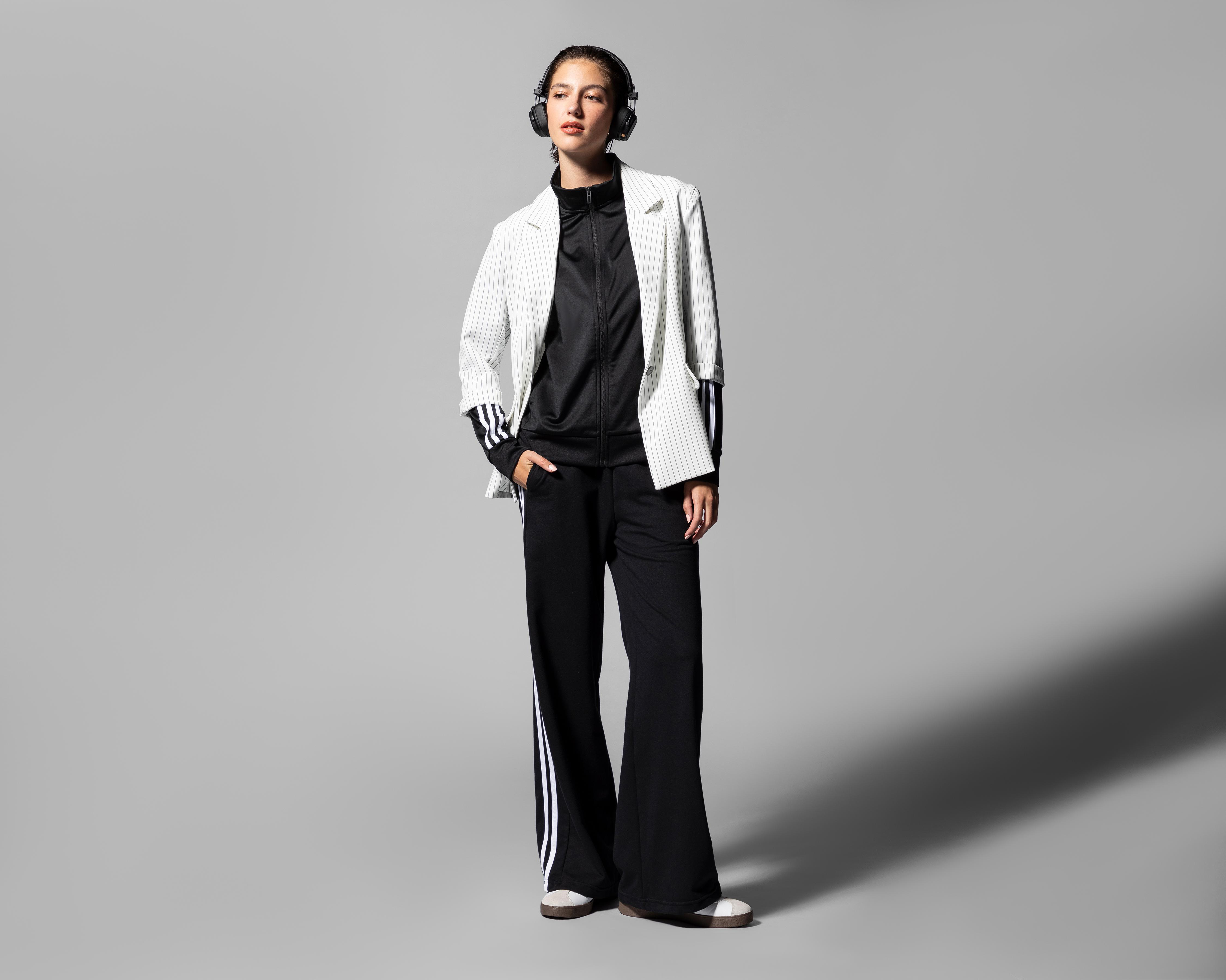 Blazer Blanco Thinner para Mujer