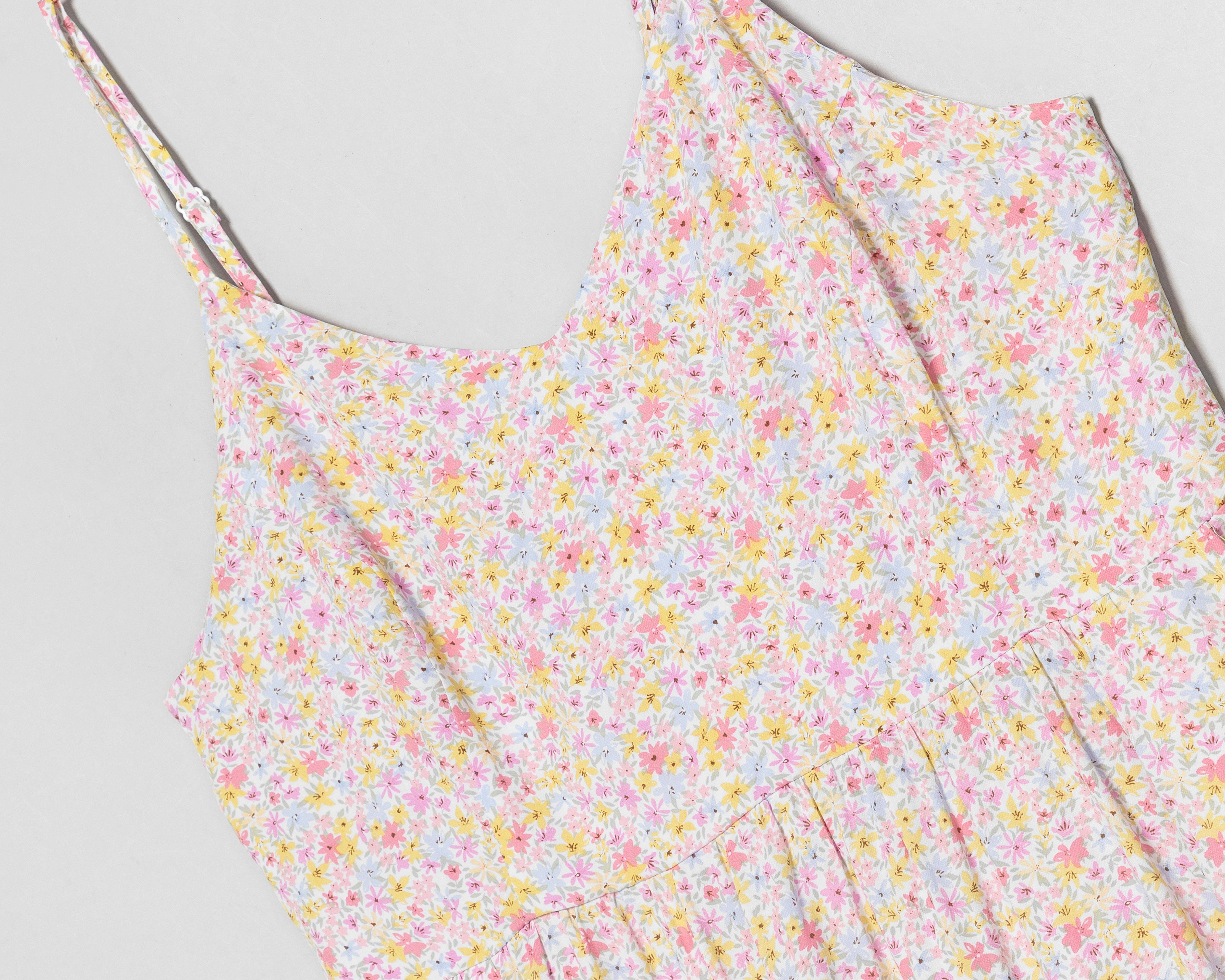 Foto 4 pulgar | Vestido Casual 18 Forever Estampado Floral con Tirantes Juvenil