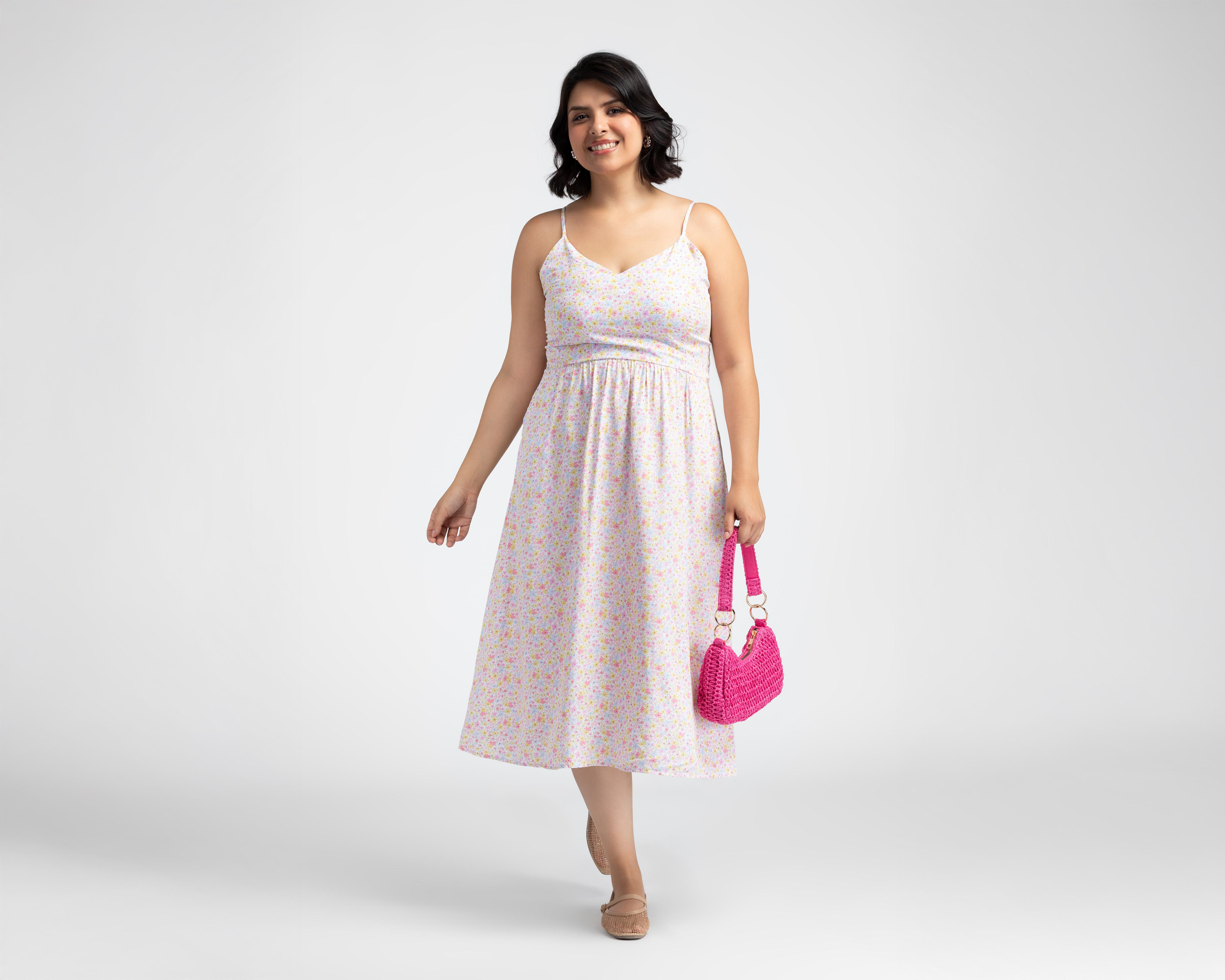 Foto 5 | Vestido Casual 18 Forever Estampado Floral con Tirantes Juvenil