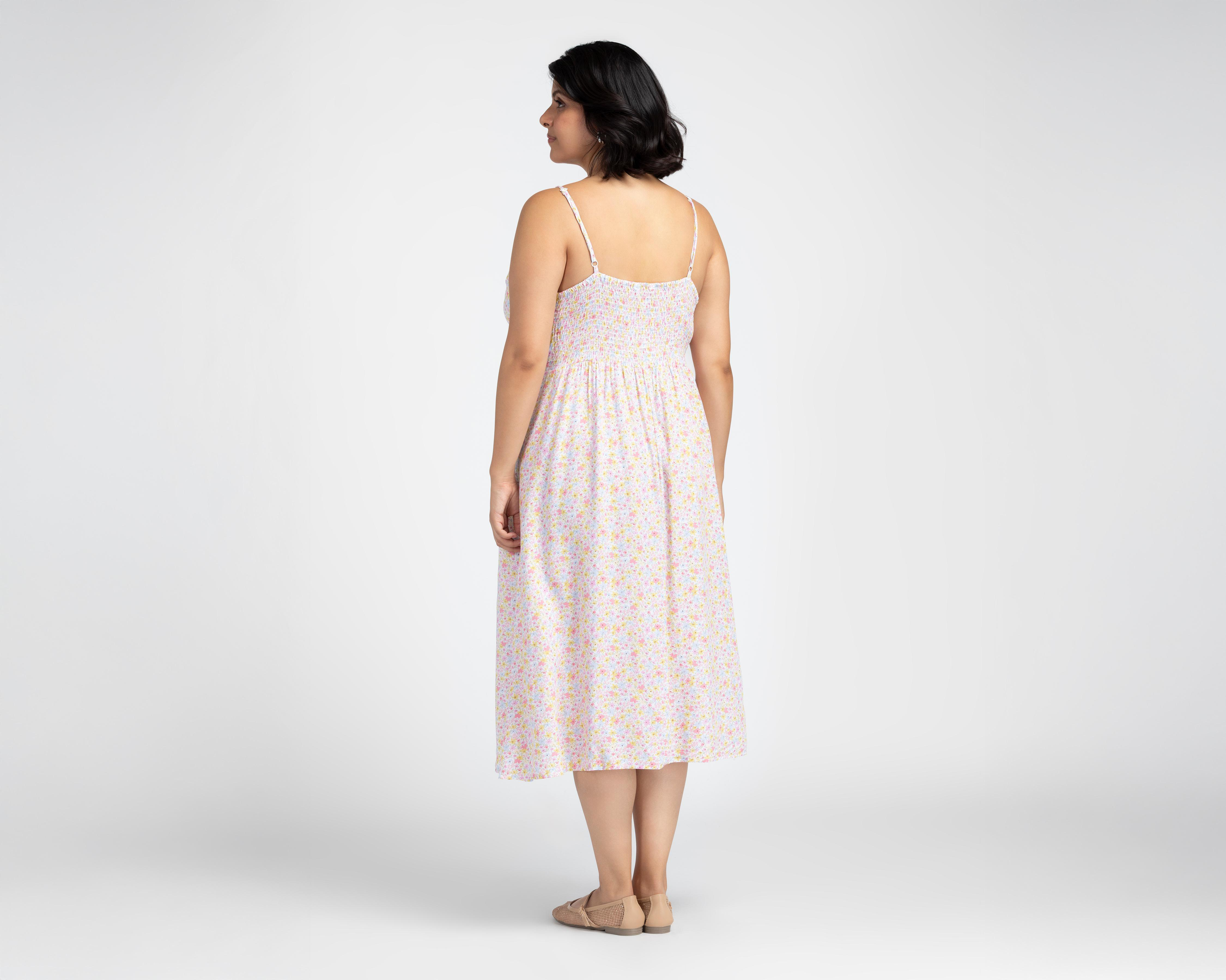 Foto 7 pulgar | Vestido Casual 18 Forever Estampado Floral con Tirantes Juvenil