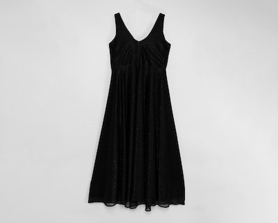 Foto 2 | Vestido de Fiesta Antonina Sin Manga con Pedrería Negro para Mujer