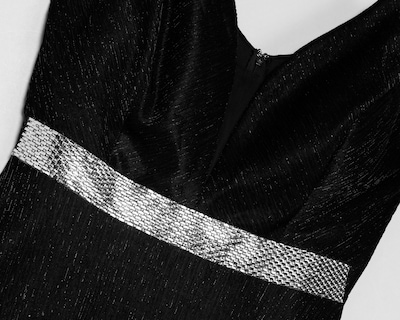 Foto 3 | Vestido de Fiesta Antonina Sin Manga con Pedrería Negro para Mujer