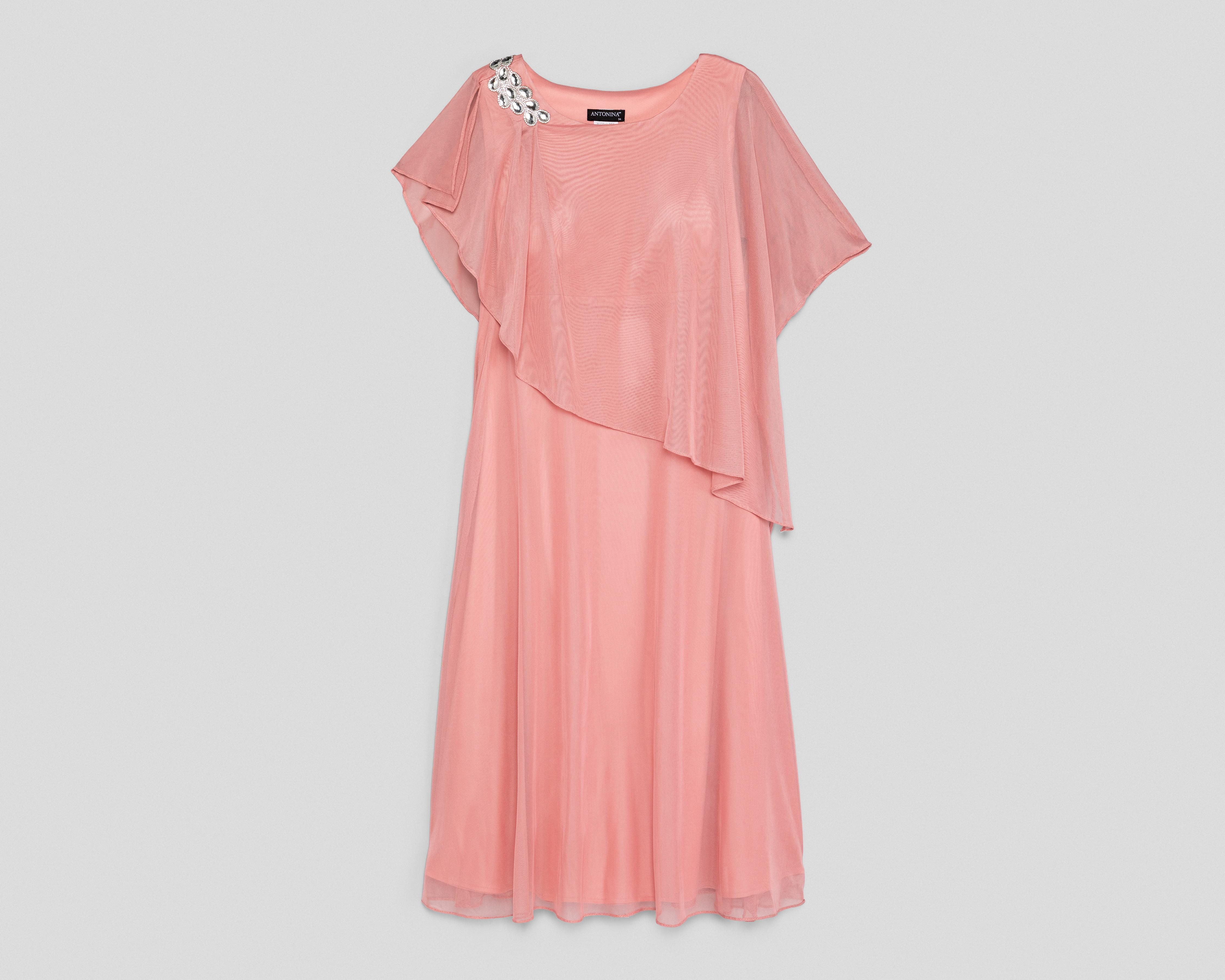 Foto 2 pulgar | Vestido de Fiesta Antonina con Pedrería para Mujer