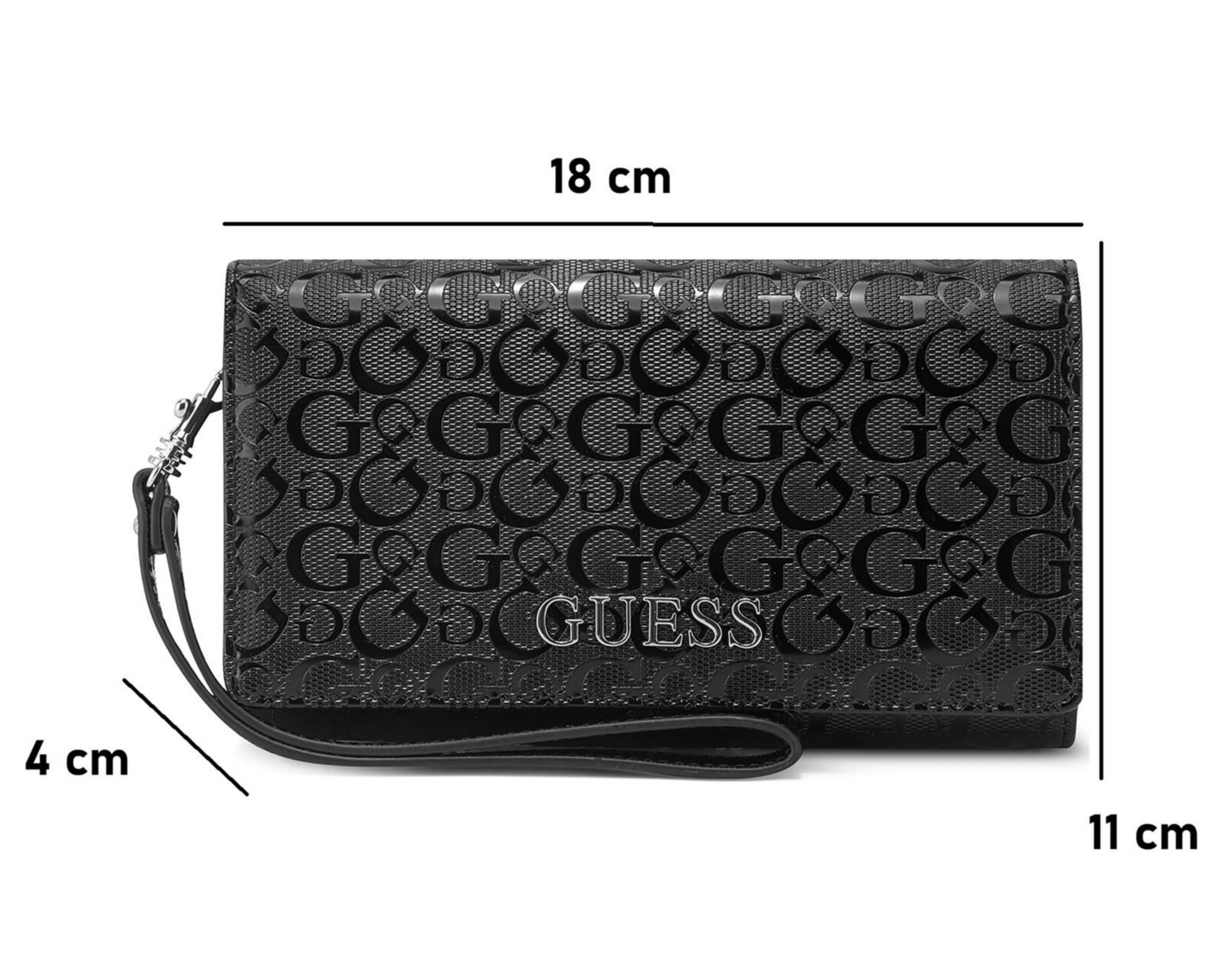 Foto 6 pulgar | Cartera para Mujer Guess Negra