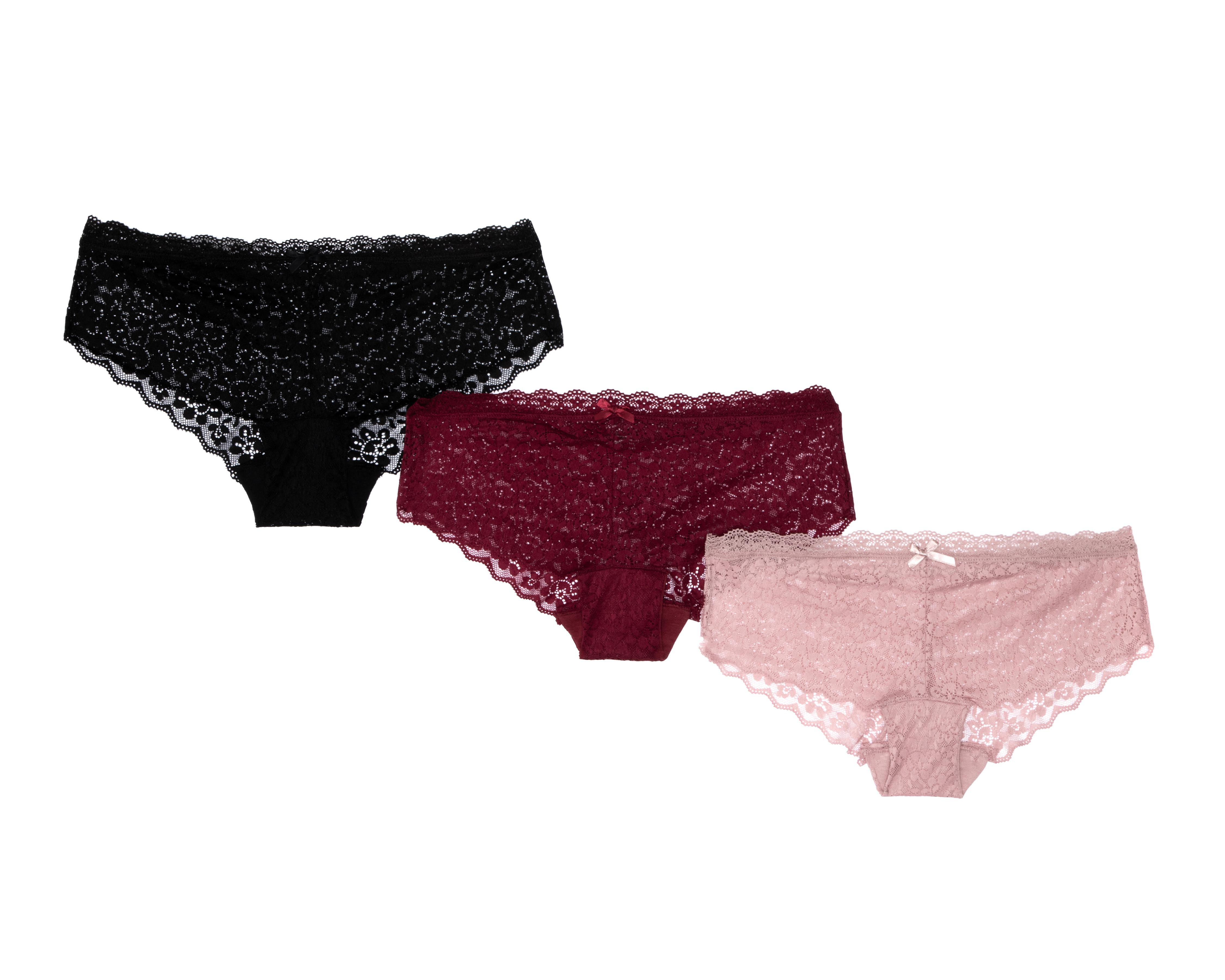 Foto 2 pulgar | Bikini con Encaje Frescura para Mujer 3 Piezas