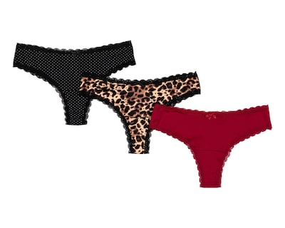 Foto 1 | Tanga Estampada Frescura para Mujer 3 Piezas