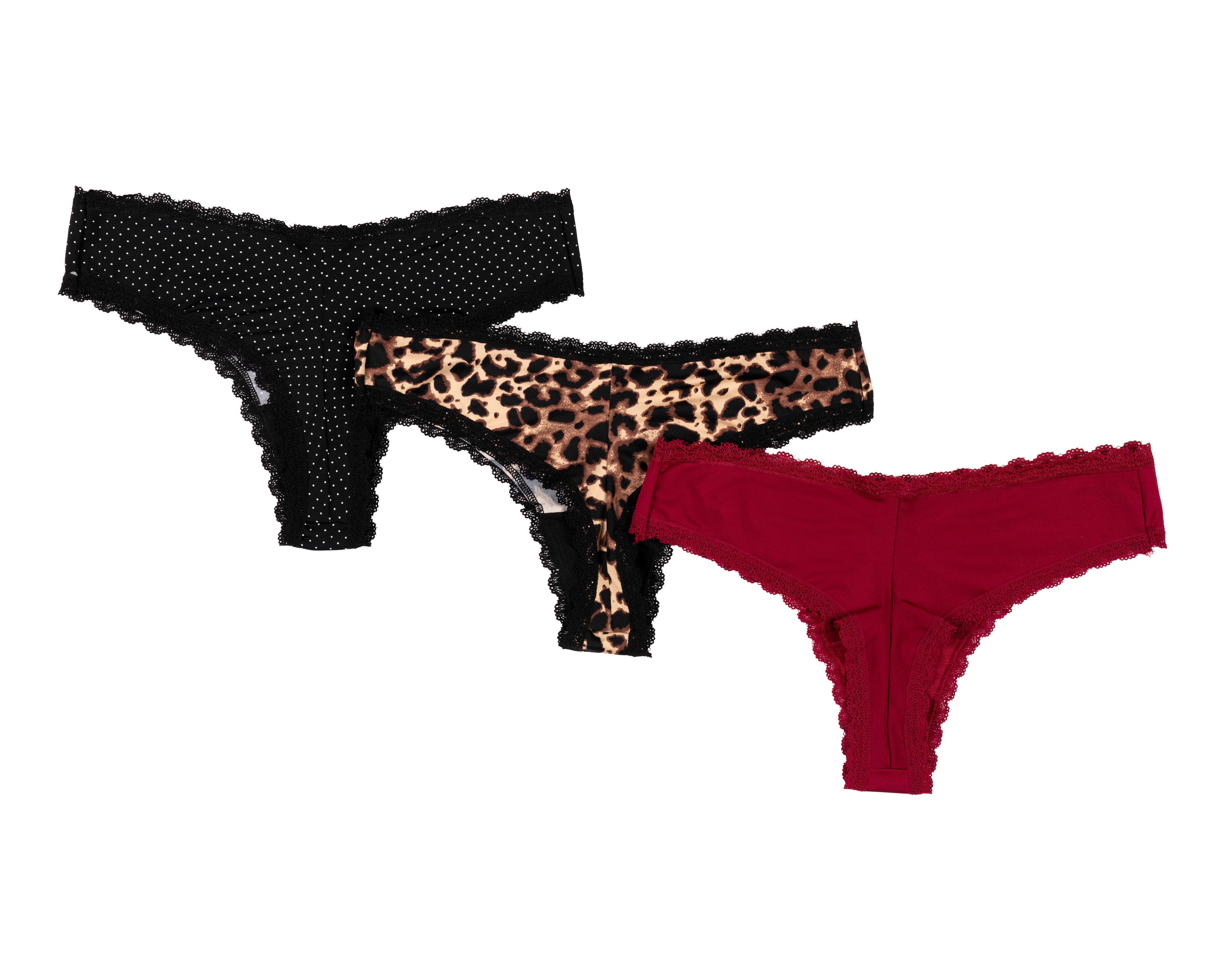 Foto 3 pulgar | Tanga Estampada Frescura para Mujer 3 Piezas