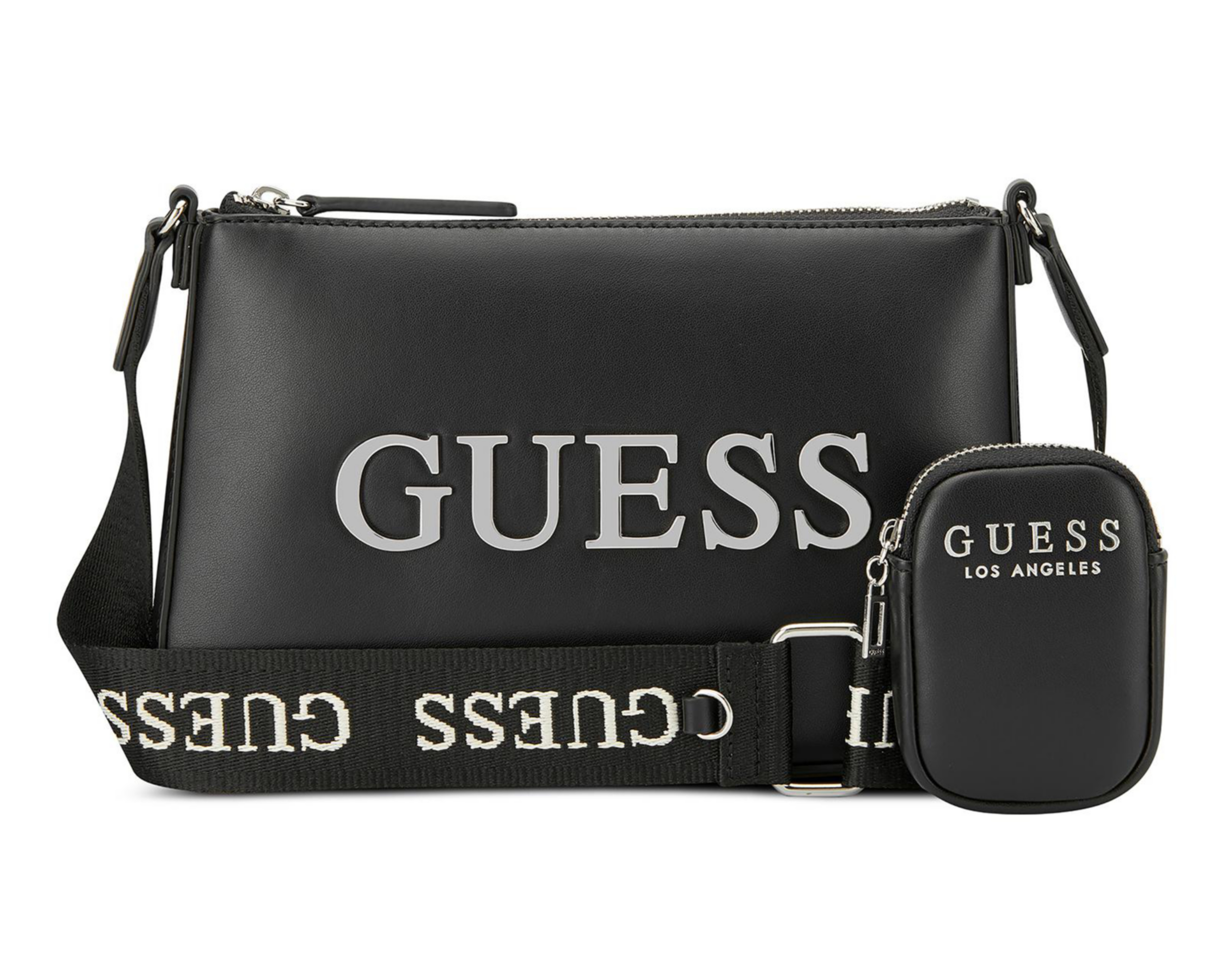 Foto 3 pulgar | Bolsa Cruzada Guess con Monedero