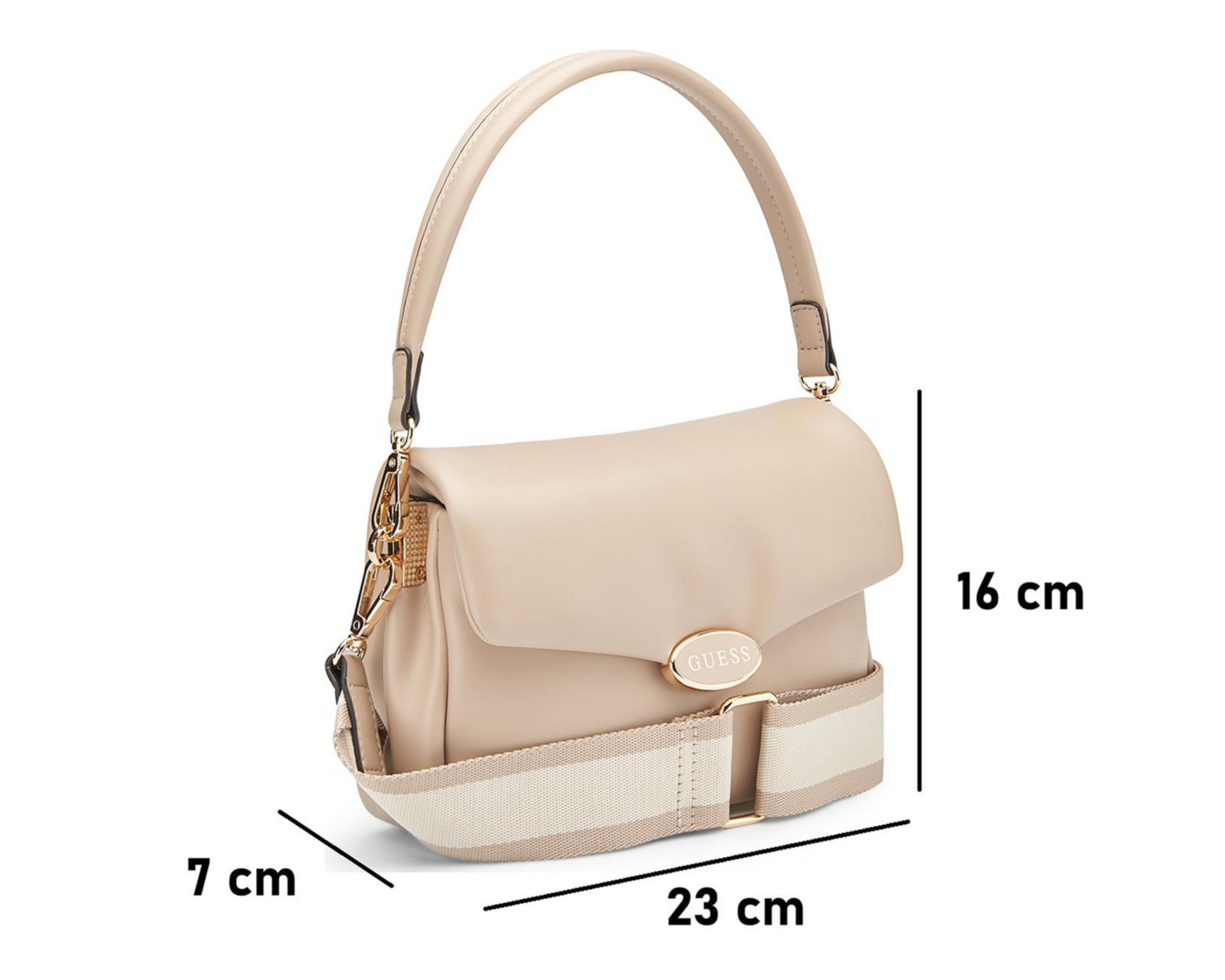 Foto 6 pulgar | Bolsa Cruzada Guess