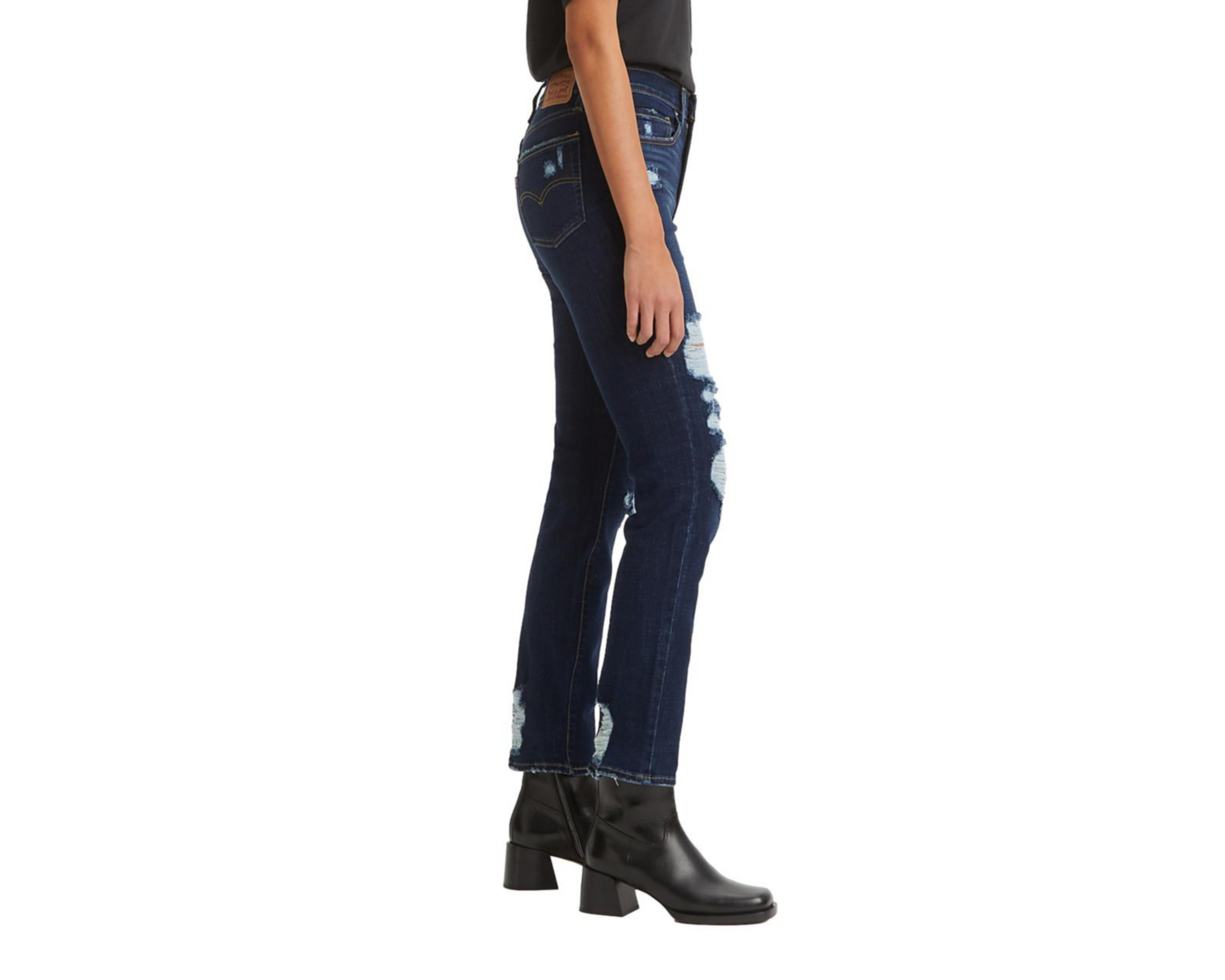 Foto 3 pulgar | Jeans Straight Levi's 724 High-Rise para Mujer