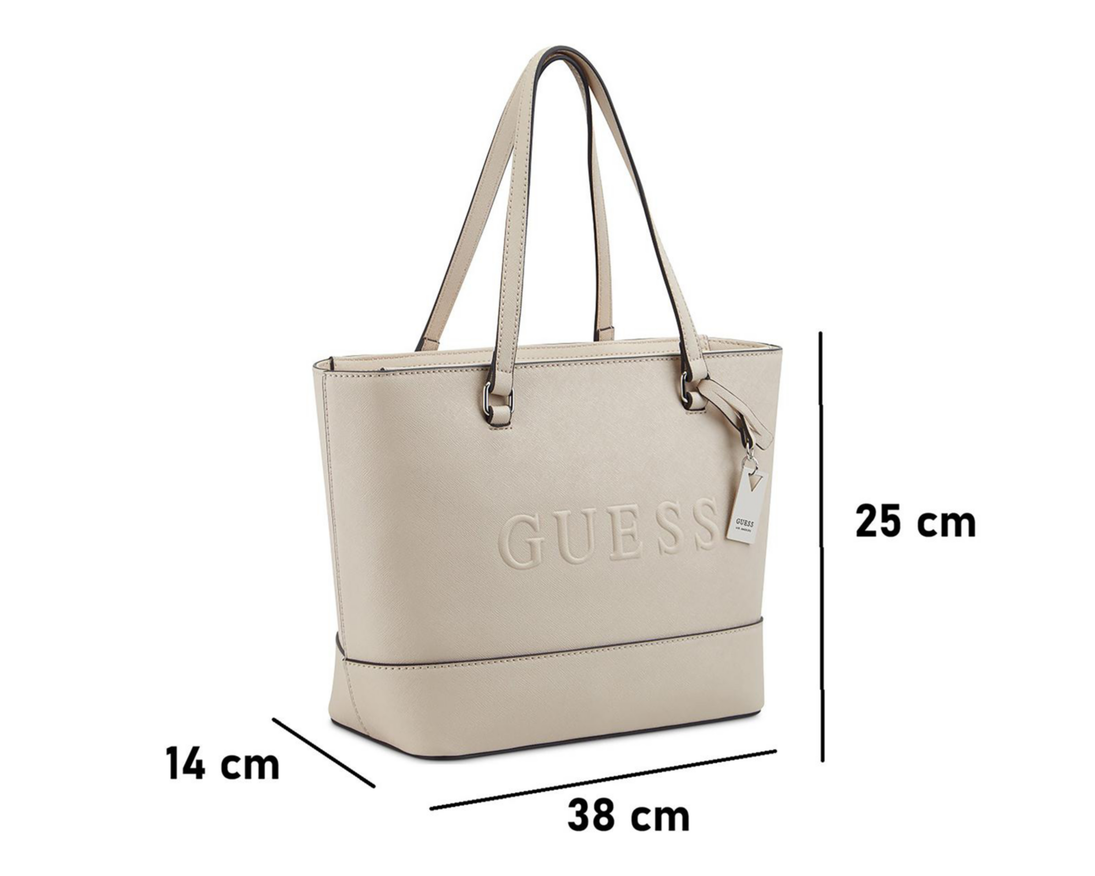 Foto 6 pulgar | Bolsa de Hombro Guess Haddington