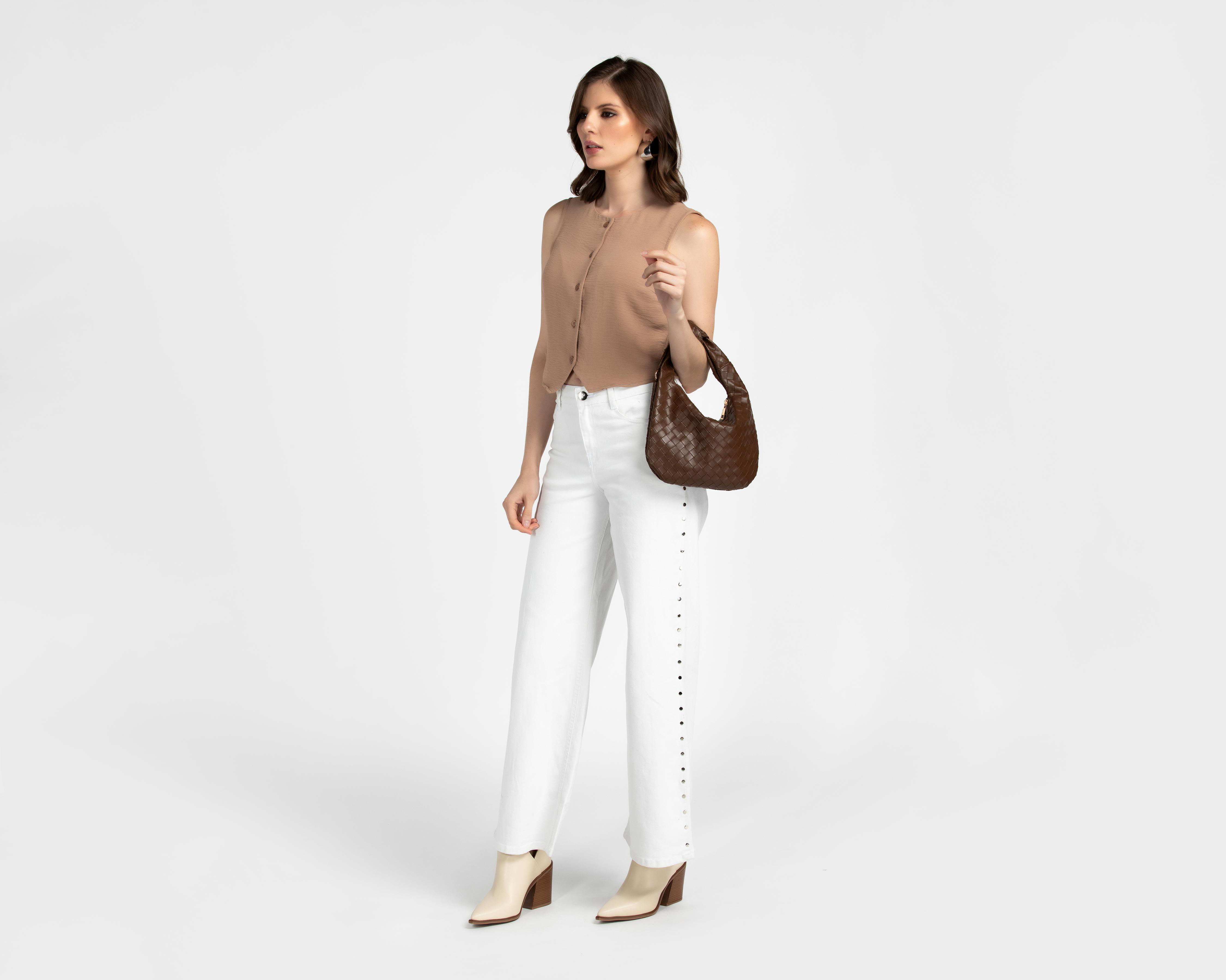 Foto 3 pulgar | Blusa con Botones Sahara para Mujer