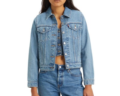 Foto 2 | Chamarra de Mezclilla Azul Levi's para Mujer