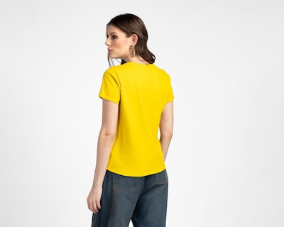 Foto 3 | Playera Amarilla Sahara para Mujer