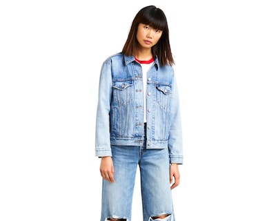 Foto 1 | Chamarra de Algodón Trucker Levi's para Mujer