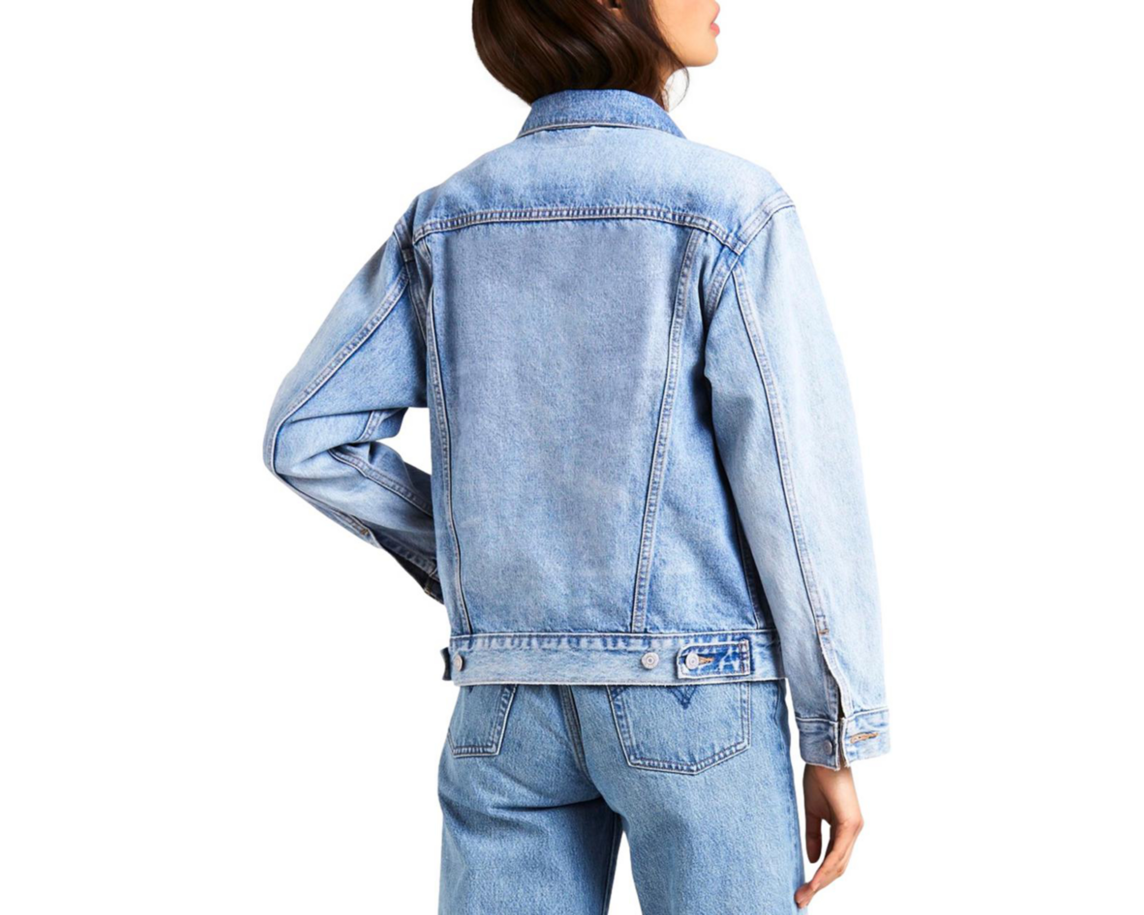Foto 4 | Chamarra de Algodón Trucker Levi's para Mujer
