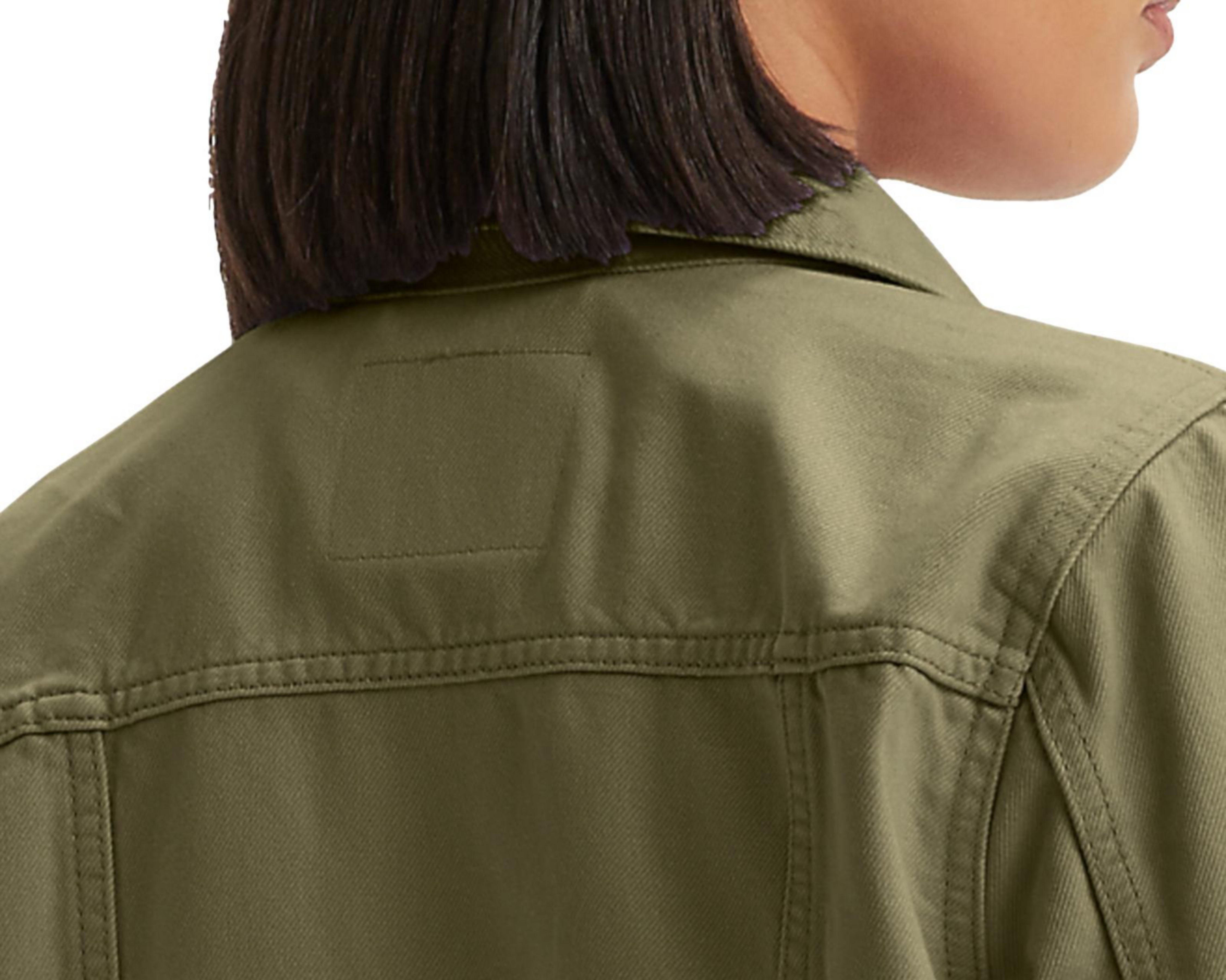 Foto 4 | Chamarra de Algodón Verde Levi's para Mujer