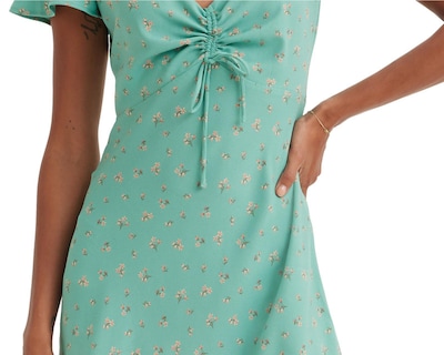 Foto 2 | Vestido Casual Levi's Verde Floral Corto para Mujer