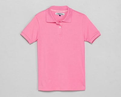 Foto 1 | Playera Polo Refill Rosa para Mujer