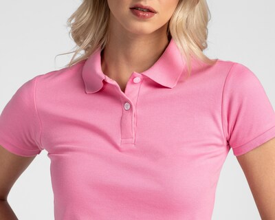 Foto 4 | Playera Polo Refill Rosa para Mujer